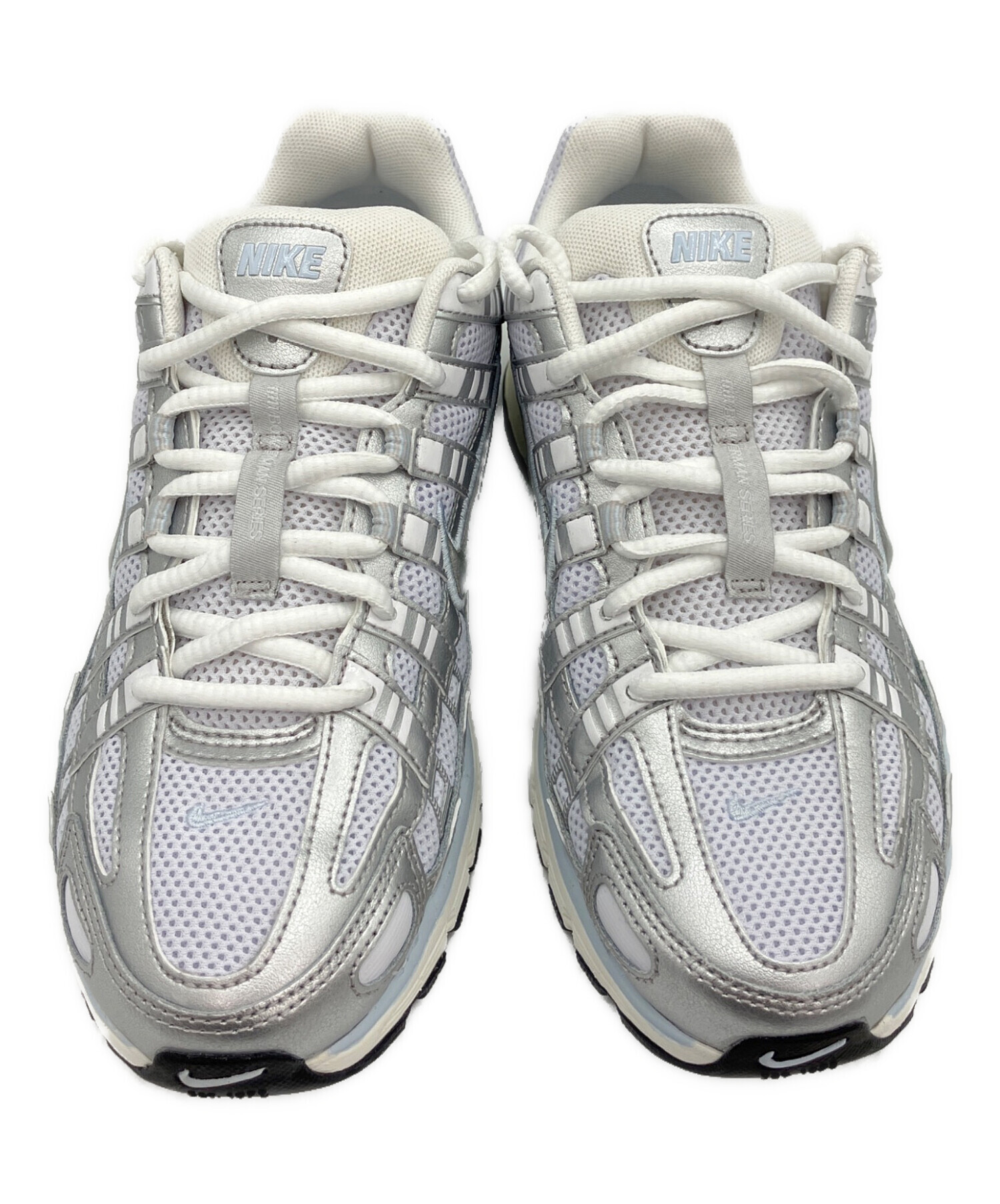 中古・古着通販】NIKE (ナイキ) P-6000 ホワイト×シルバー サイズ:25cm