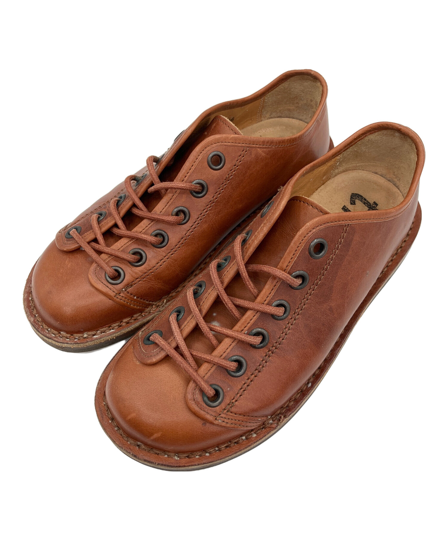 trippen パンチングレザー BROWN 中古・古着通販】Trippen (トリッペン) レザーシューズ ブラウン