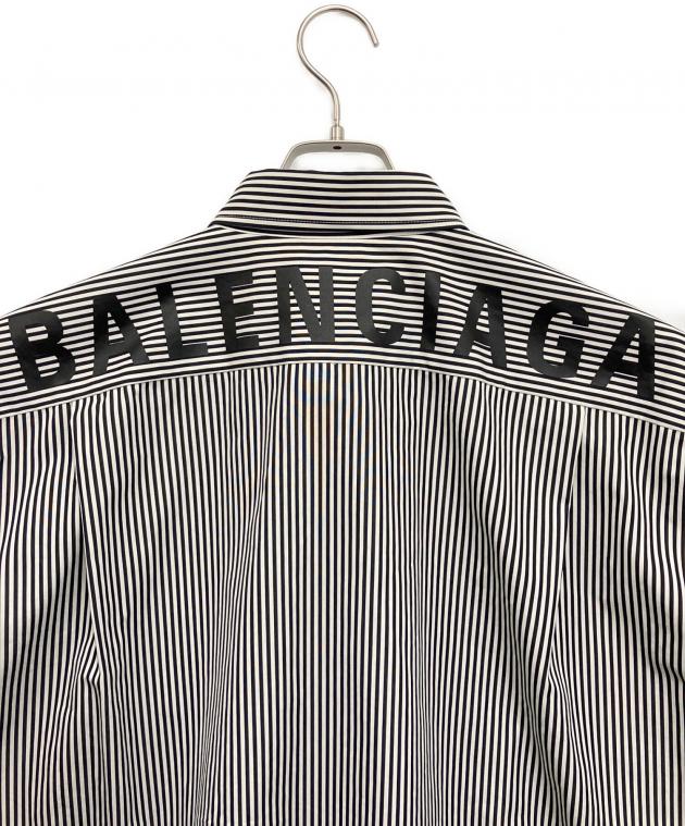 BALENCIAGA 長袖ポロシャツ ホワイト チェック柄 BALENCIAGA(バレンシアガ) ポロシャツ(メンズ) - ブランド通販のBUYMA
