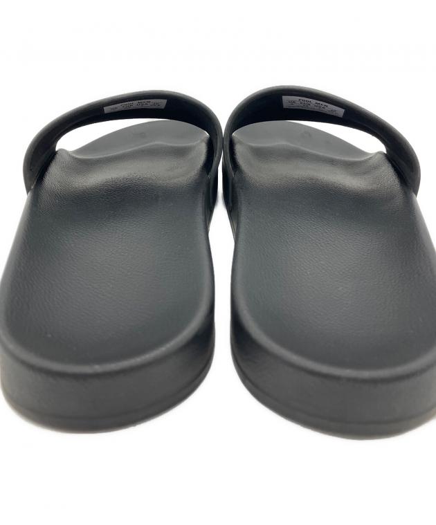 ◇極美品 BALENCIAGA バレンシアガ シャワー サンダル レザー 黒◇ 中古・古着通販】BALENCIAGA (バレンシアガ) シャワーサンダル