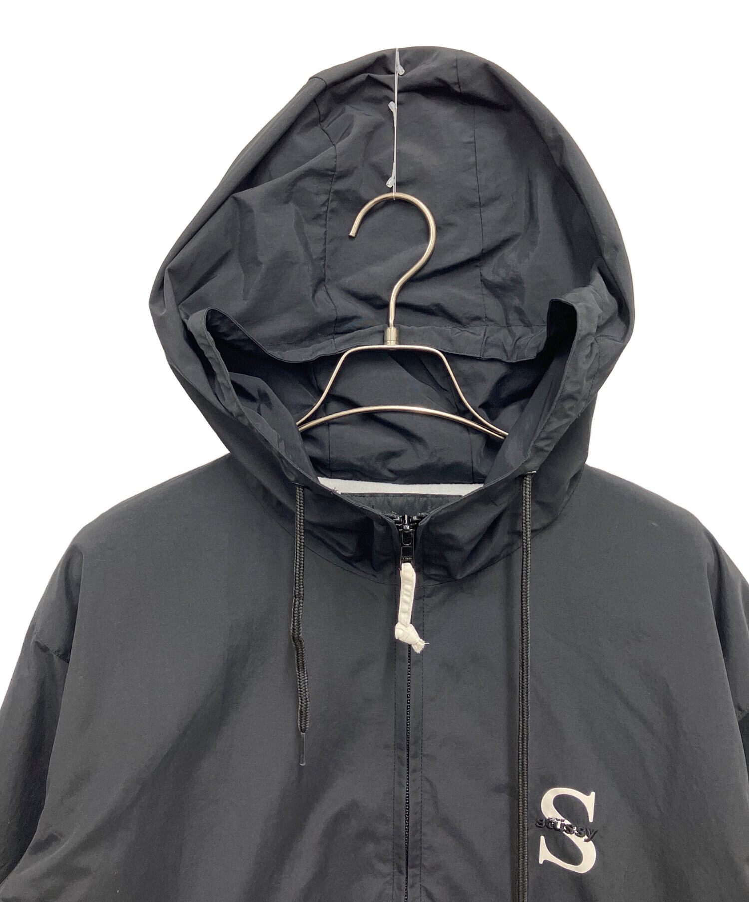 中古・古着通販】stussy (ステューシー) ナイロンジャケット ブラック