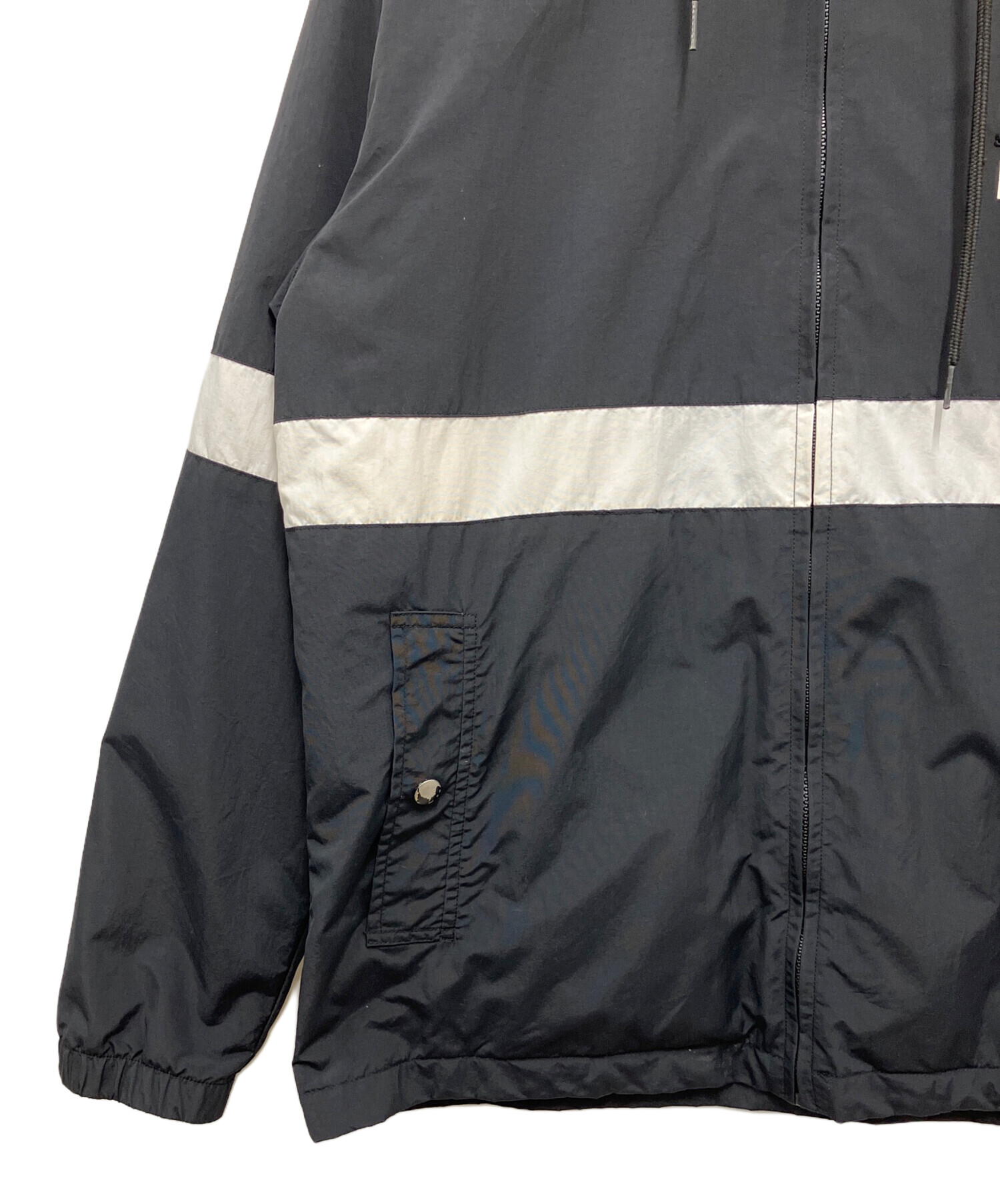 中古・古着通販】stussy (ステューシー) ナイロンジャケット ブラック