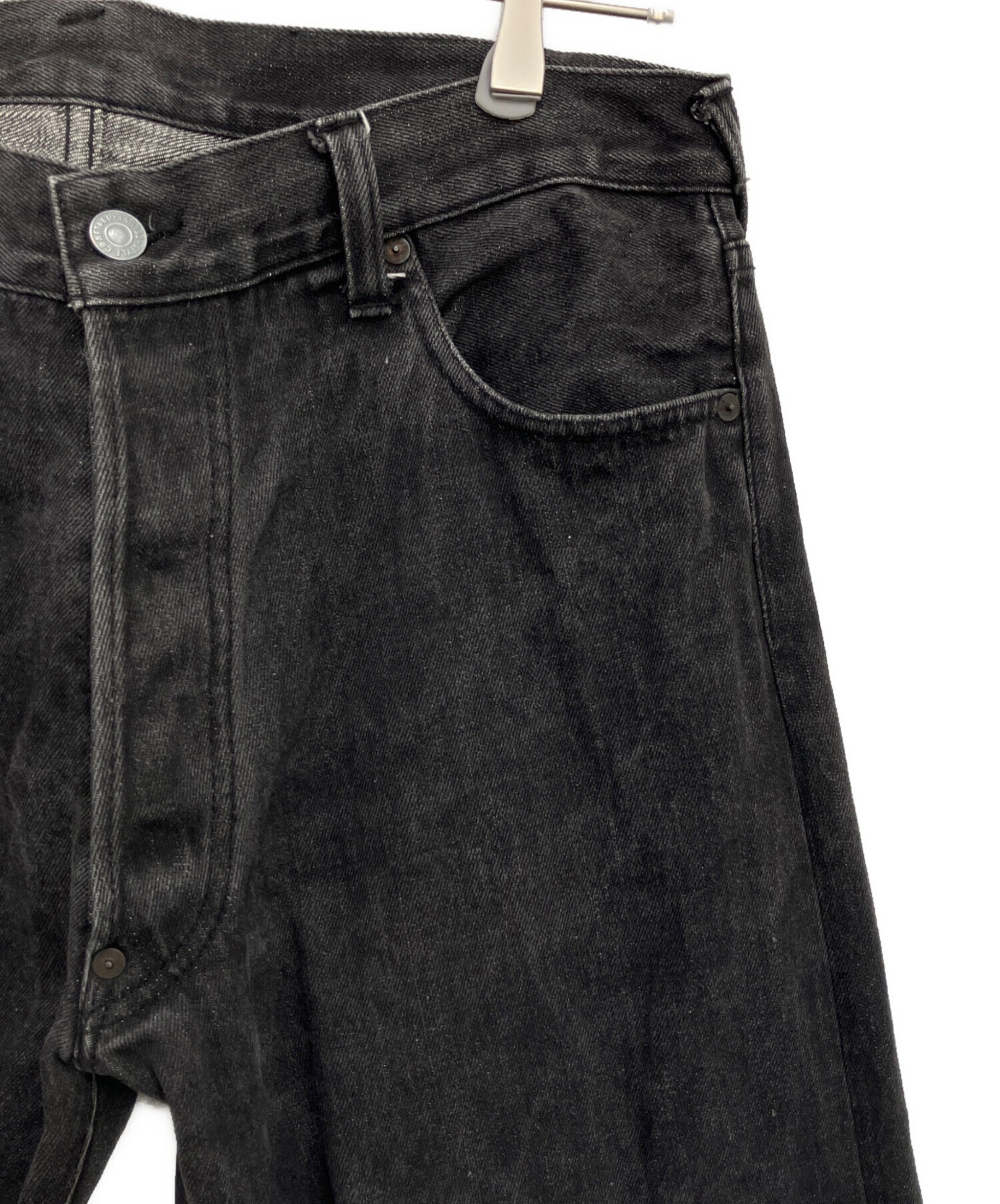 中古・古着通販】EVISU (エヴィス) デニムパンツ ブラック サイズ