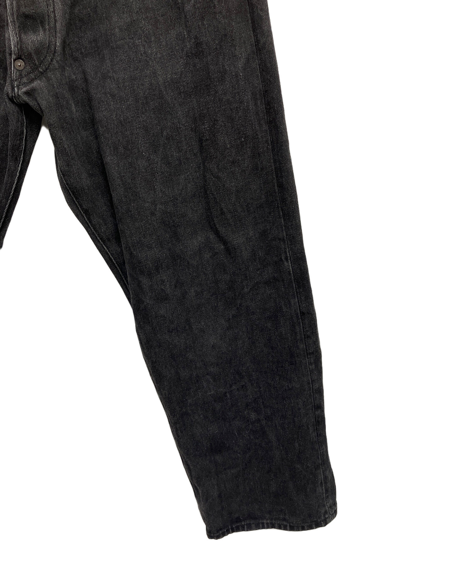 中古・古着通販】EVISU (エヴィス) デニムパンツ ブラック サイズ