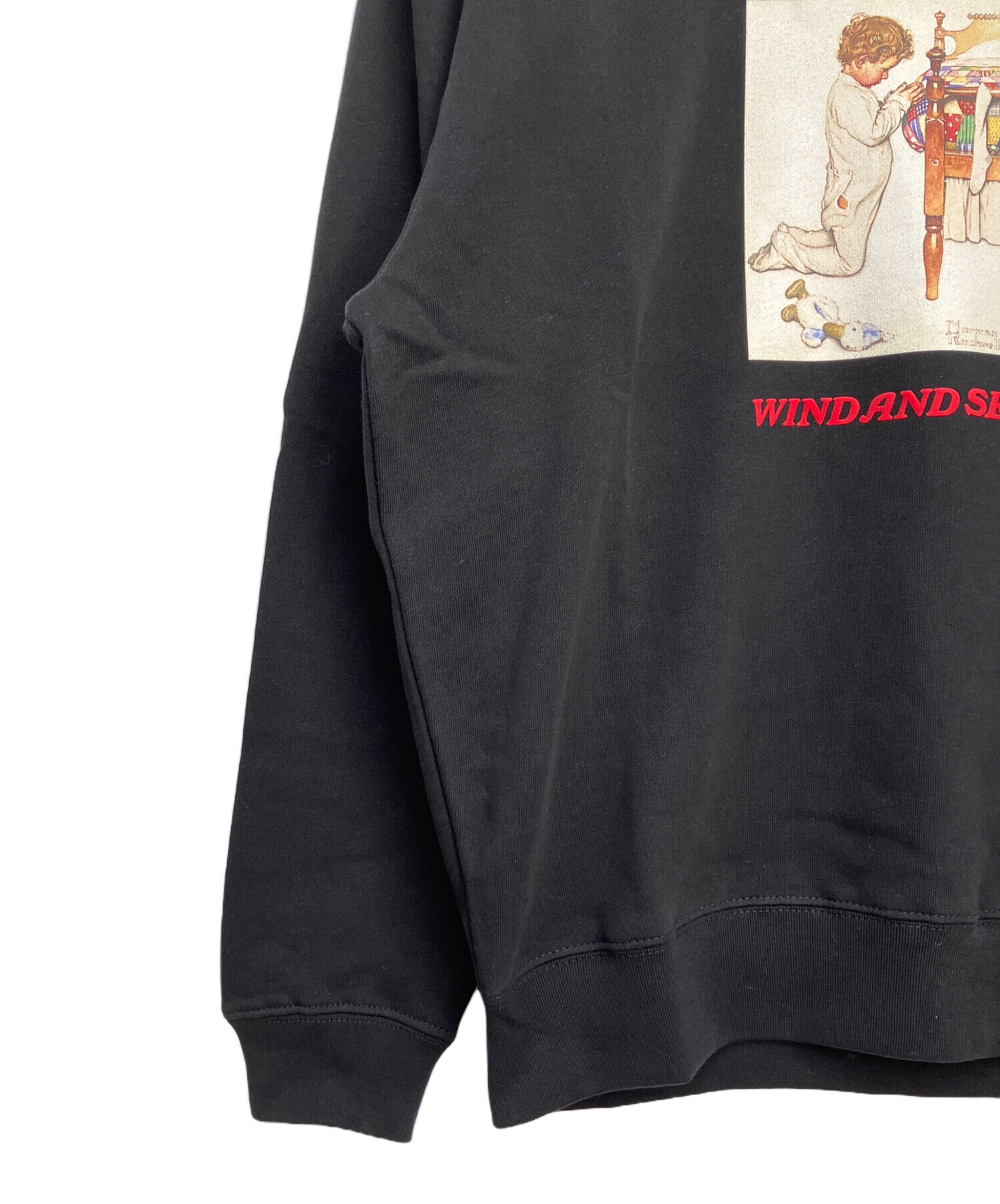 中古・古着通販】WIND AND SEA (ウィンダンシー) スウェット ブラック 