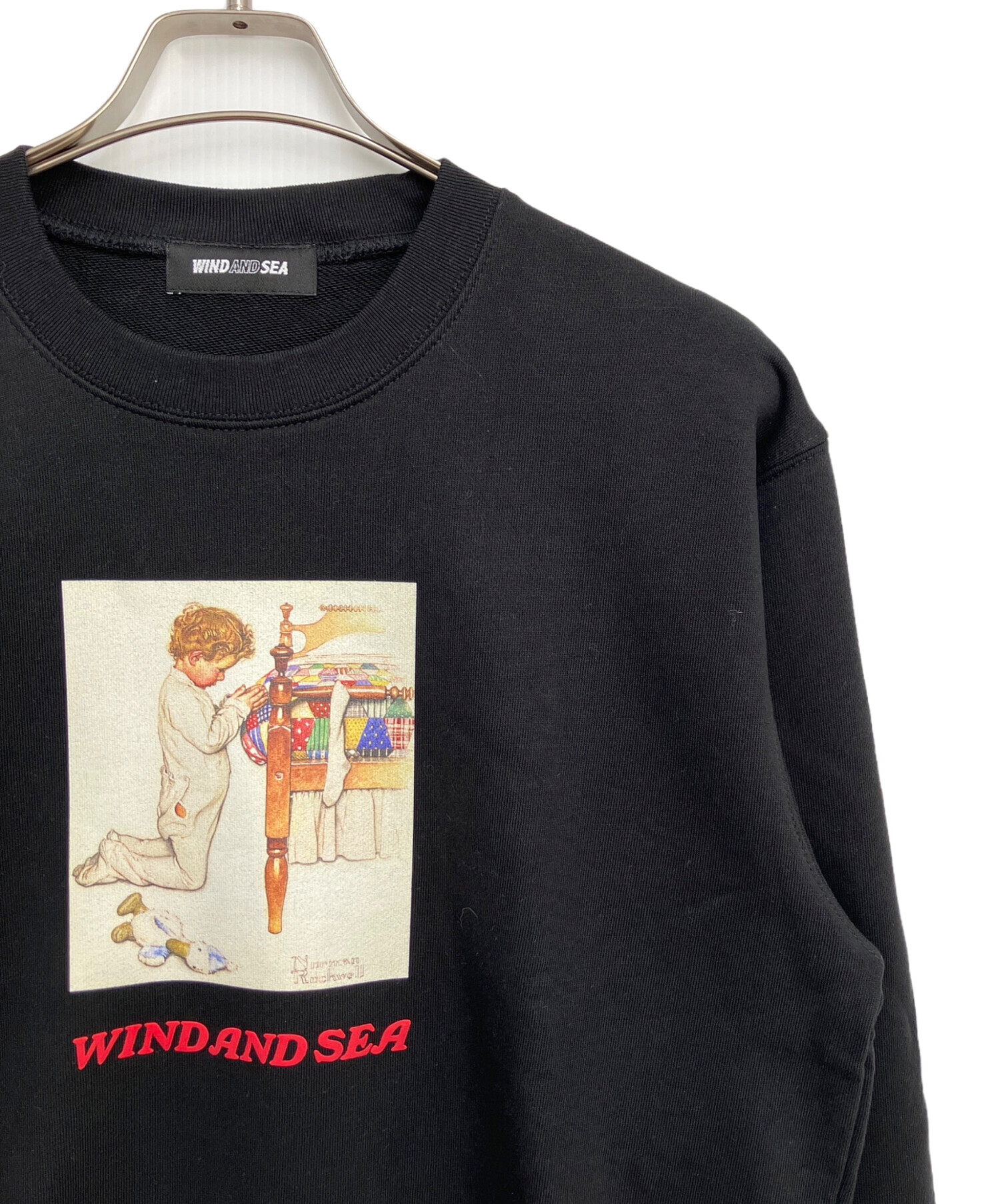 中古・古着通販】WIND AND SEA (ウィンダンシー) スウェット ブラック