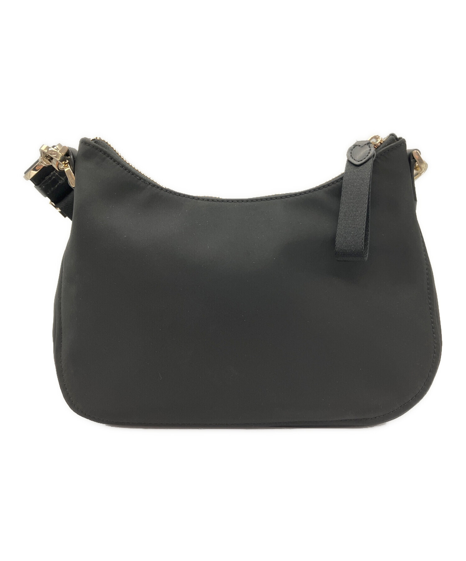 未使用品・kate spade 黒 レザー ボディバッグ・ウエストポーチ 中古・古着通販】Kate Spade (ケイトスペード) クロスボディバッグ
