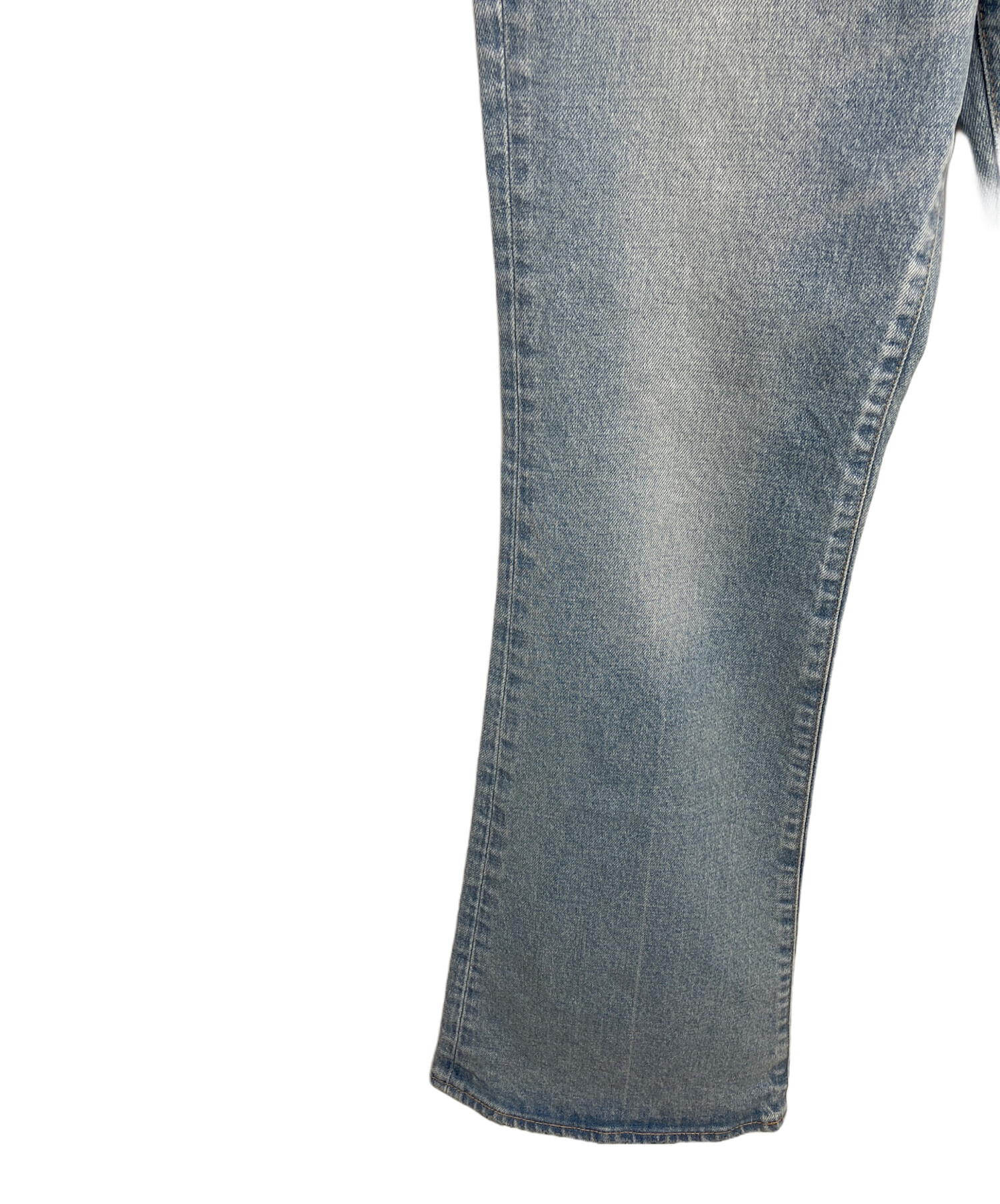 中古・古着通販】moussy (マウジー) デニムパンツ ブルー サイズ