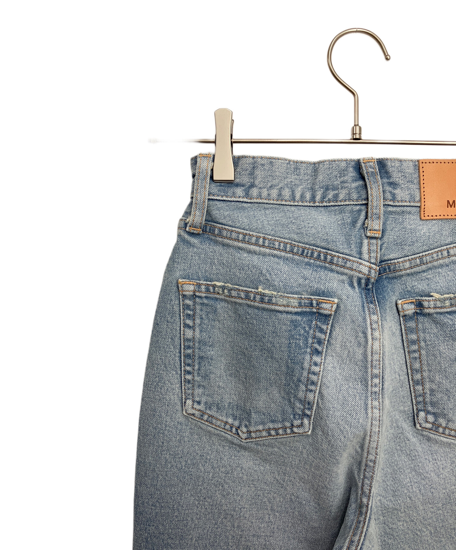 中古・古着通販】moussy (マウジー) デニムパンツ ブルー サイズ