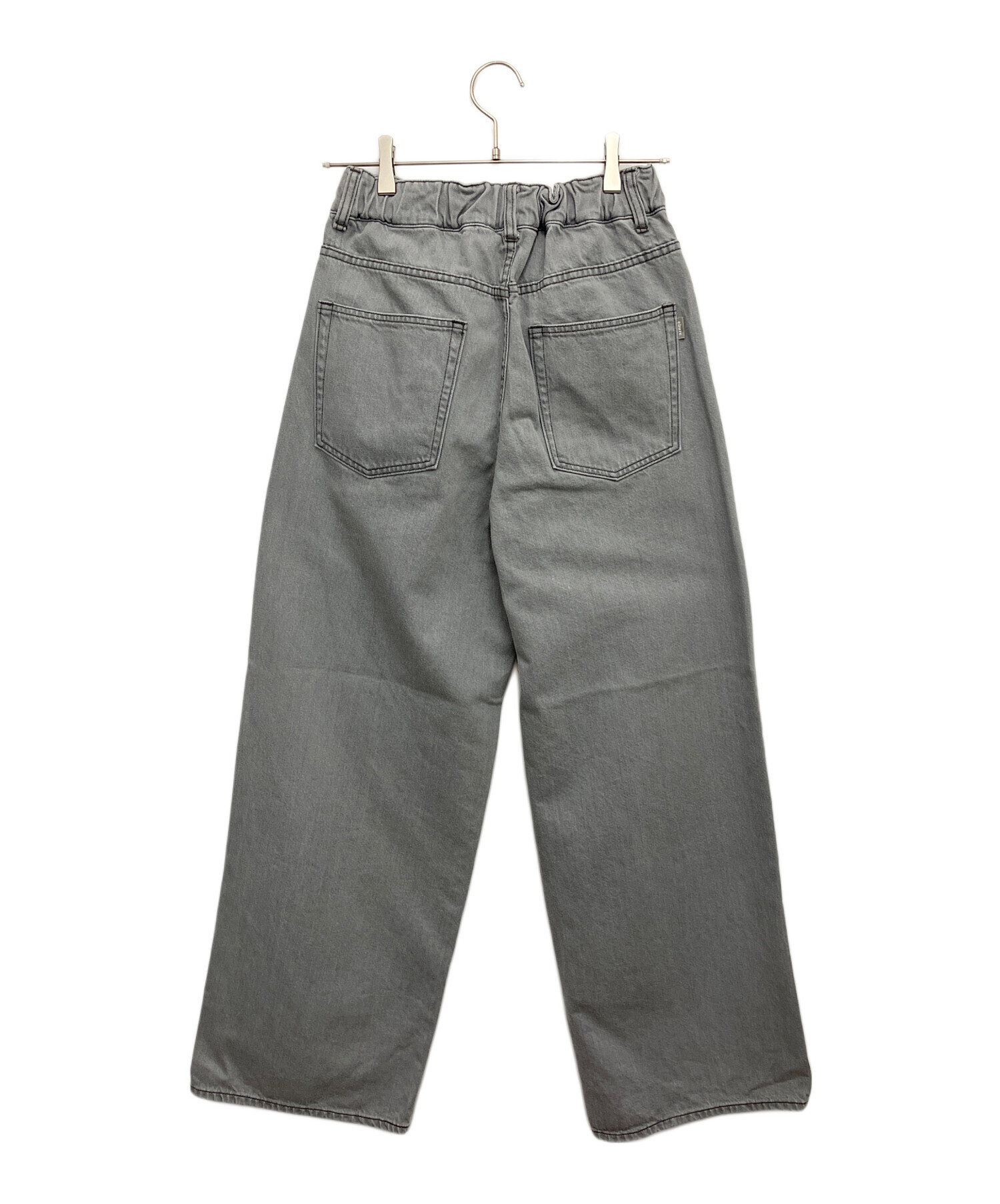 中古・古着通販】ebure (エブール) デニムパンツ グレー サイズ:38