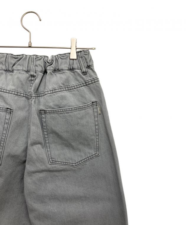 中古・古着通販】ebure (エブール) デニムパンツ グレー サイズ:38 中古・古着通販】ebure (エブール) デニムパンツ グレー サイズ:38