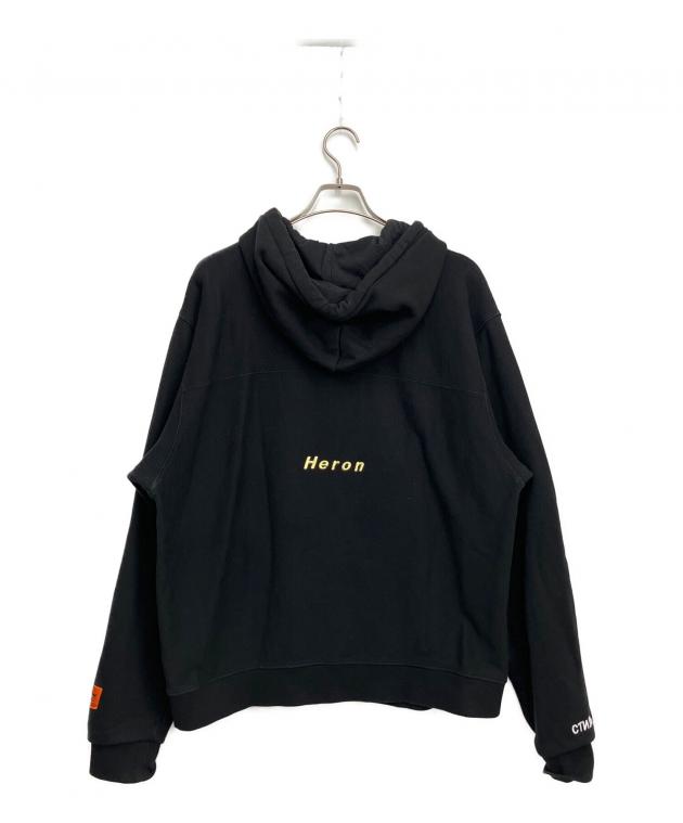中古・古着通販】HERON PRESTON (ヘロンプレストン) パーカー ブラック