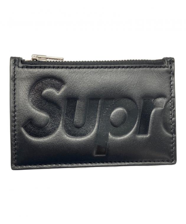 中古・古着通販】SUPREME (シュプリーム) Leather Zip Card Holder