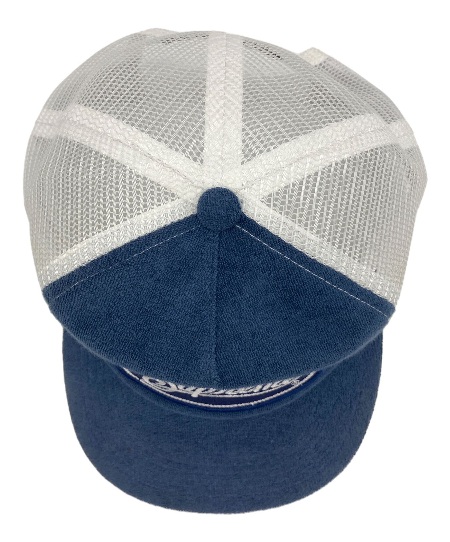 Supreme Terry Mesh Back 5-Panel Blue Supreme Terry Mesh Back 5