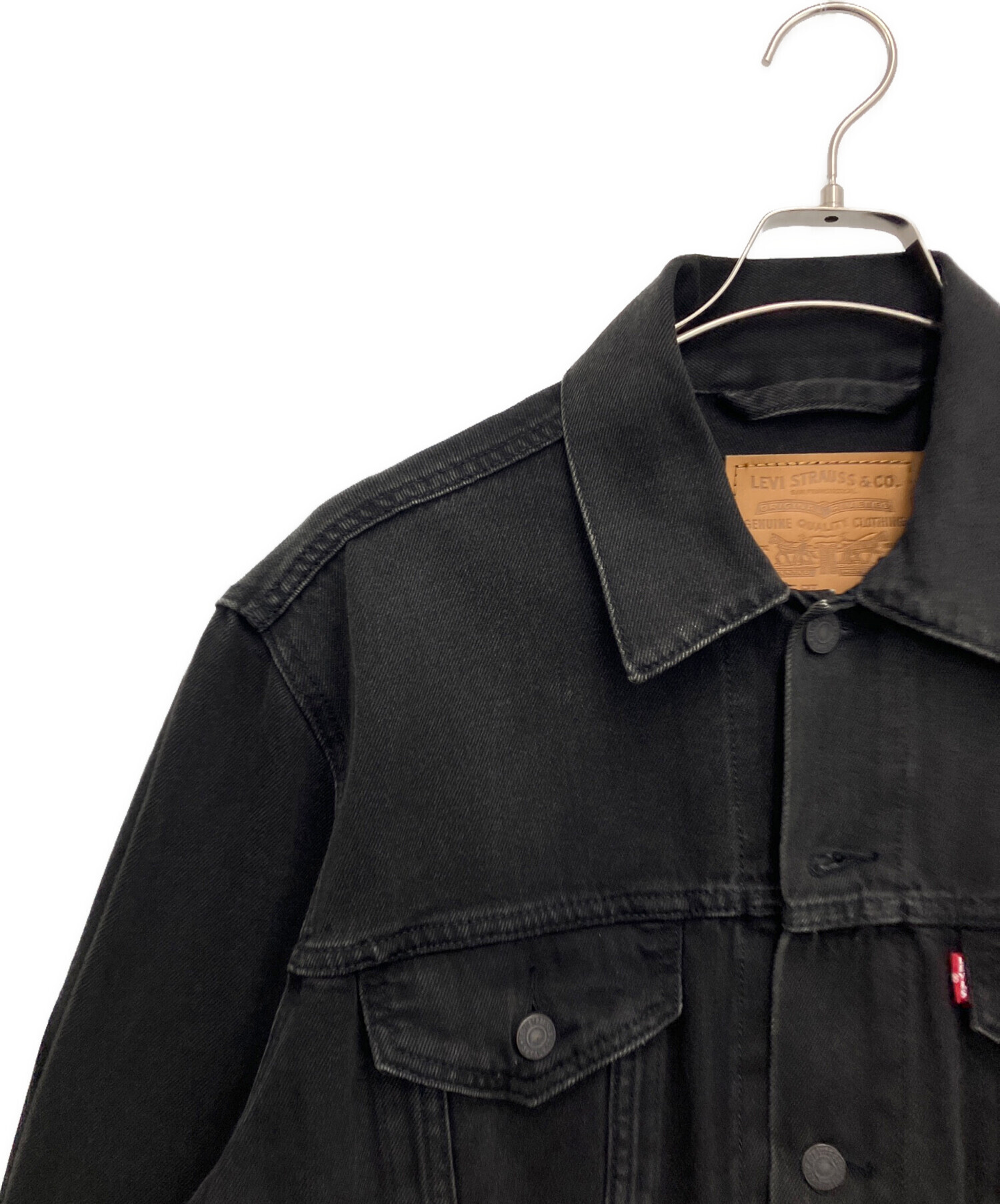 中古・古着通販】LEVI'S (リーバイス) デニムジャケット グレー サイズ
