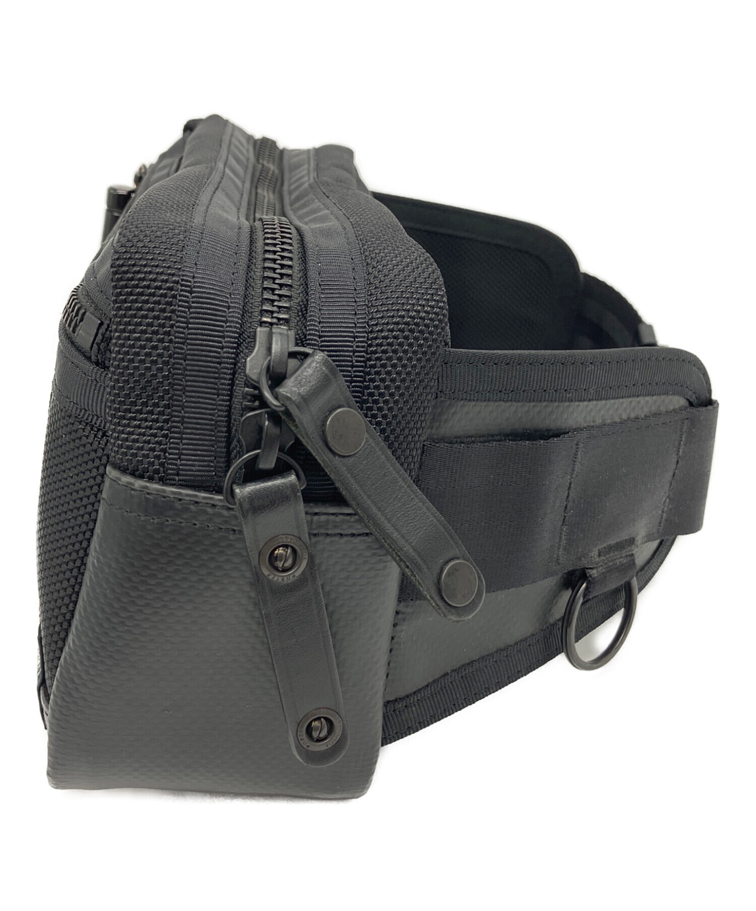 中古・古着通販】PORTER (ポーター) ウエストバッグ ブラック 