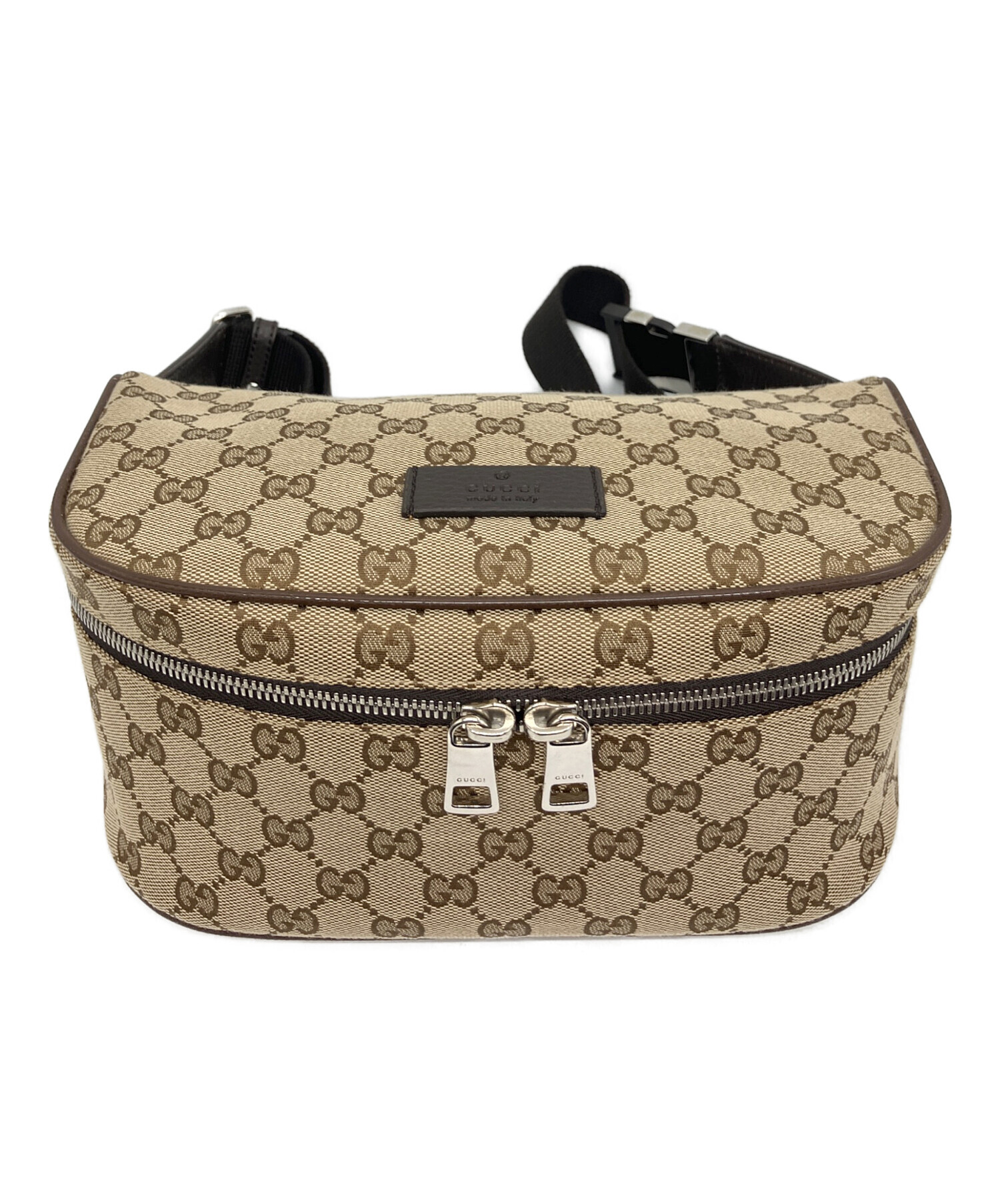 GUCCI ボディバッグ ベージュ 中古・古着通販】GUCCI (グッチ) ボディバッグ ベージュ｜ブランド