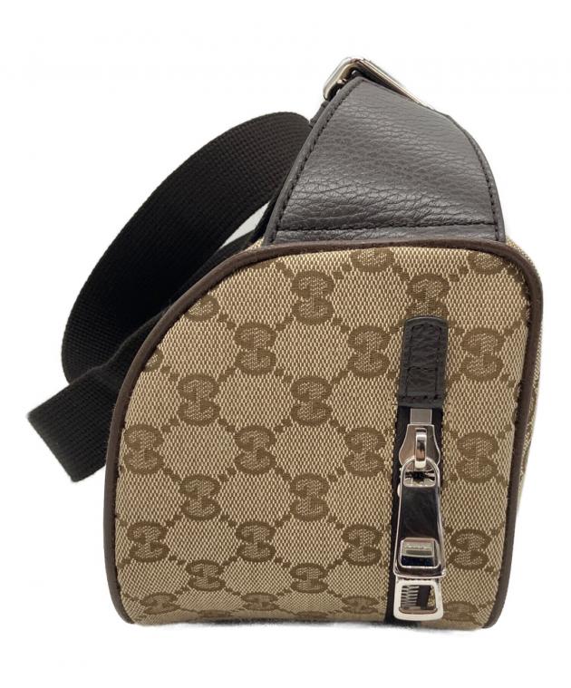 GUCCIのベージュ・ブラウンのボディバッグ 中古・古着通販】GUCCI (グッチ) ボディバッグ ベージュ｜ブランド