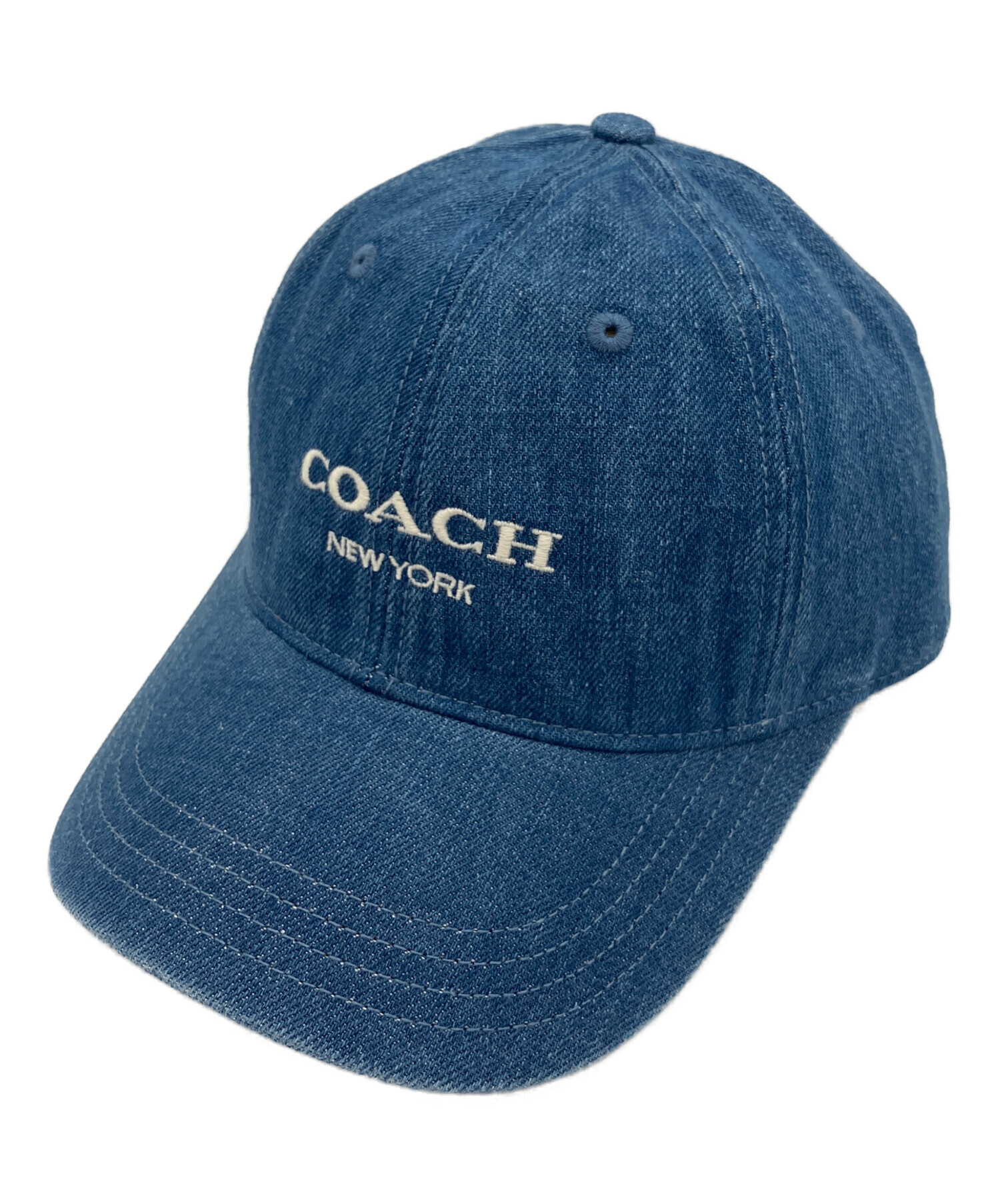 中古・古着通販】COACH (コーチ) ベースボールキャップ インディゴ 