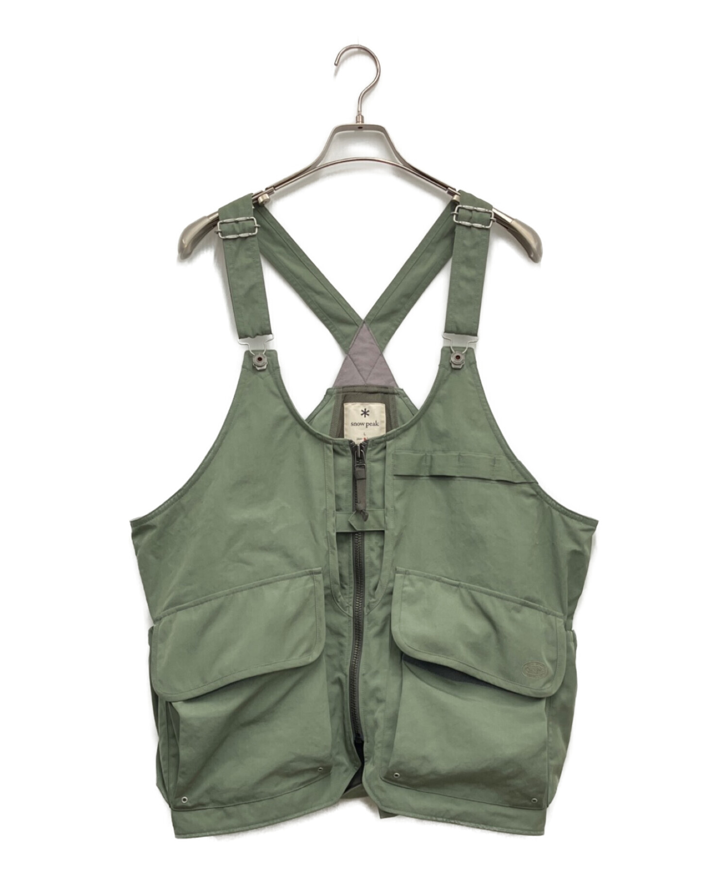 美品  PEAK 焚き火 ベスト／廃盤 FR 緑 中古・古着通販】Snow peak (スノーピーク) TAKIBI Weather Cloth Vest