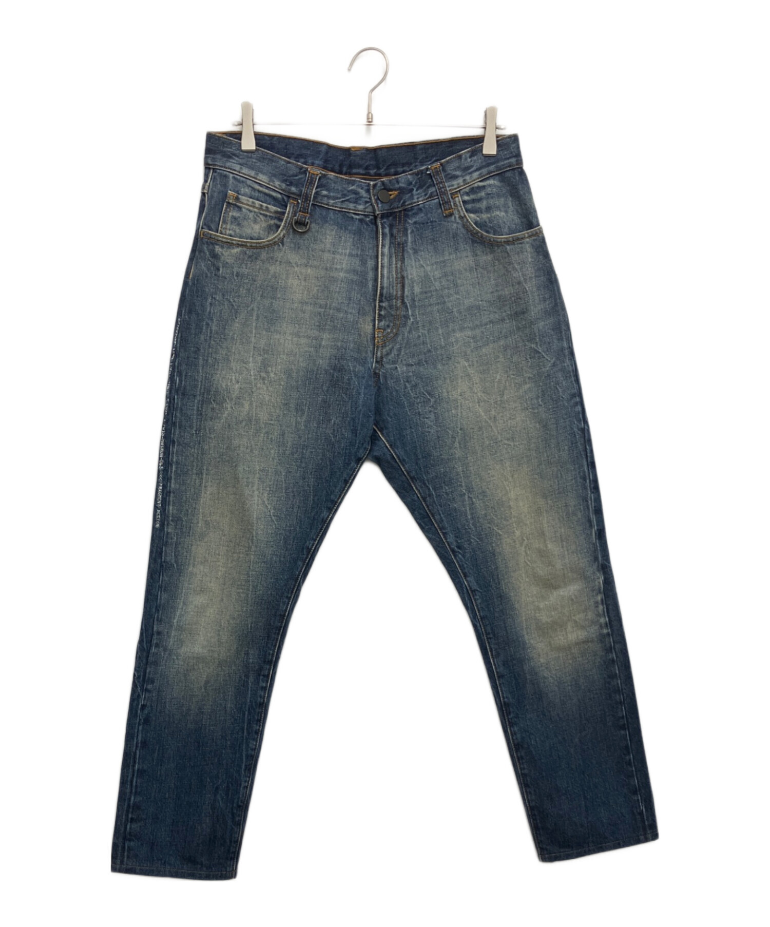 モンクレールジーニアス ×フラグメントデザイン/fragment design PANTALONE ダブルネームリジッドデニムパンツ メンズ 46 中古・古着通販】FRAGMENT DESIGN (フラグメントデザイン) MONCLER