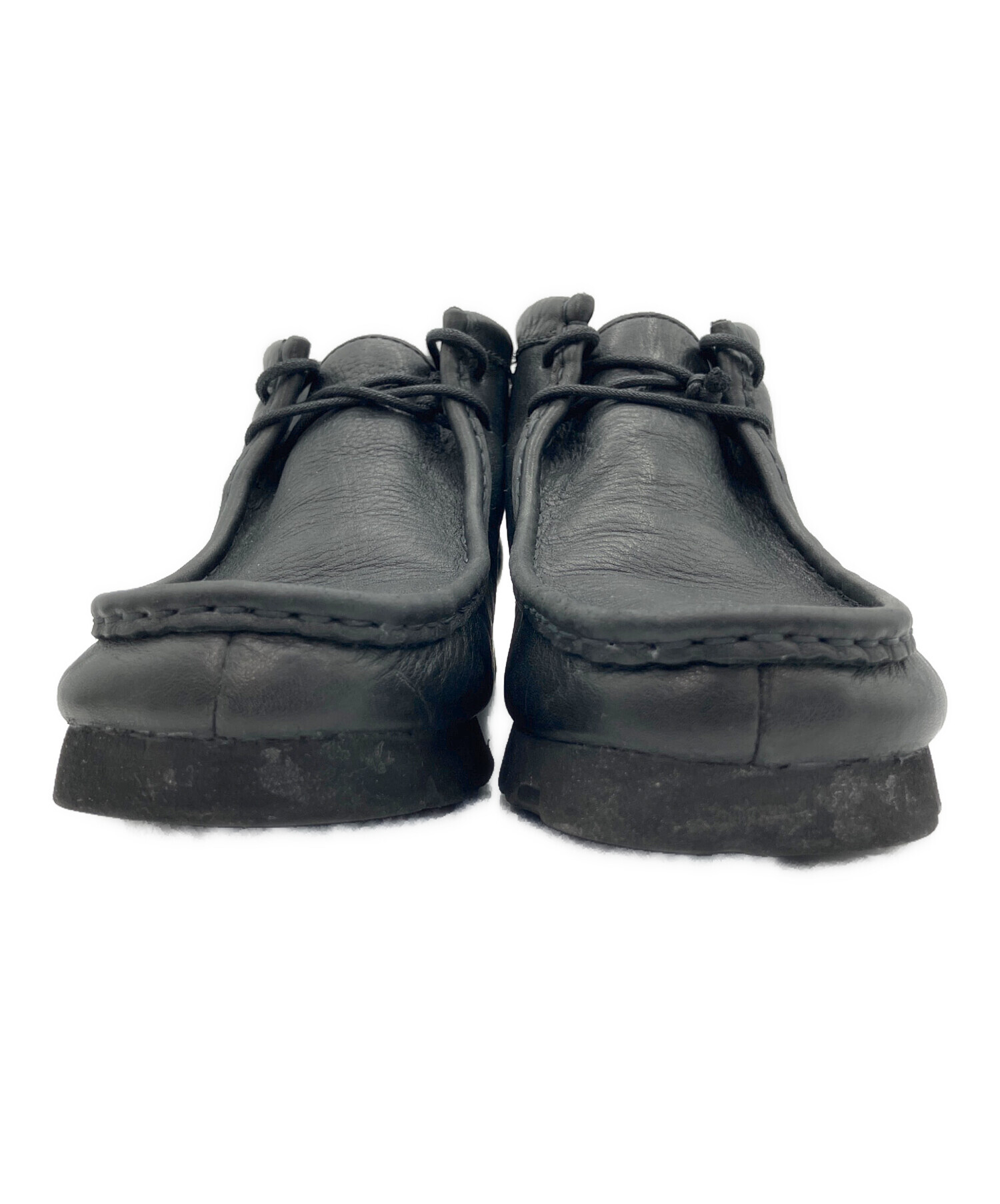 中古・古着通販】CLARKS (クラークス) ワラビーブーツ ブラック サイズ 
