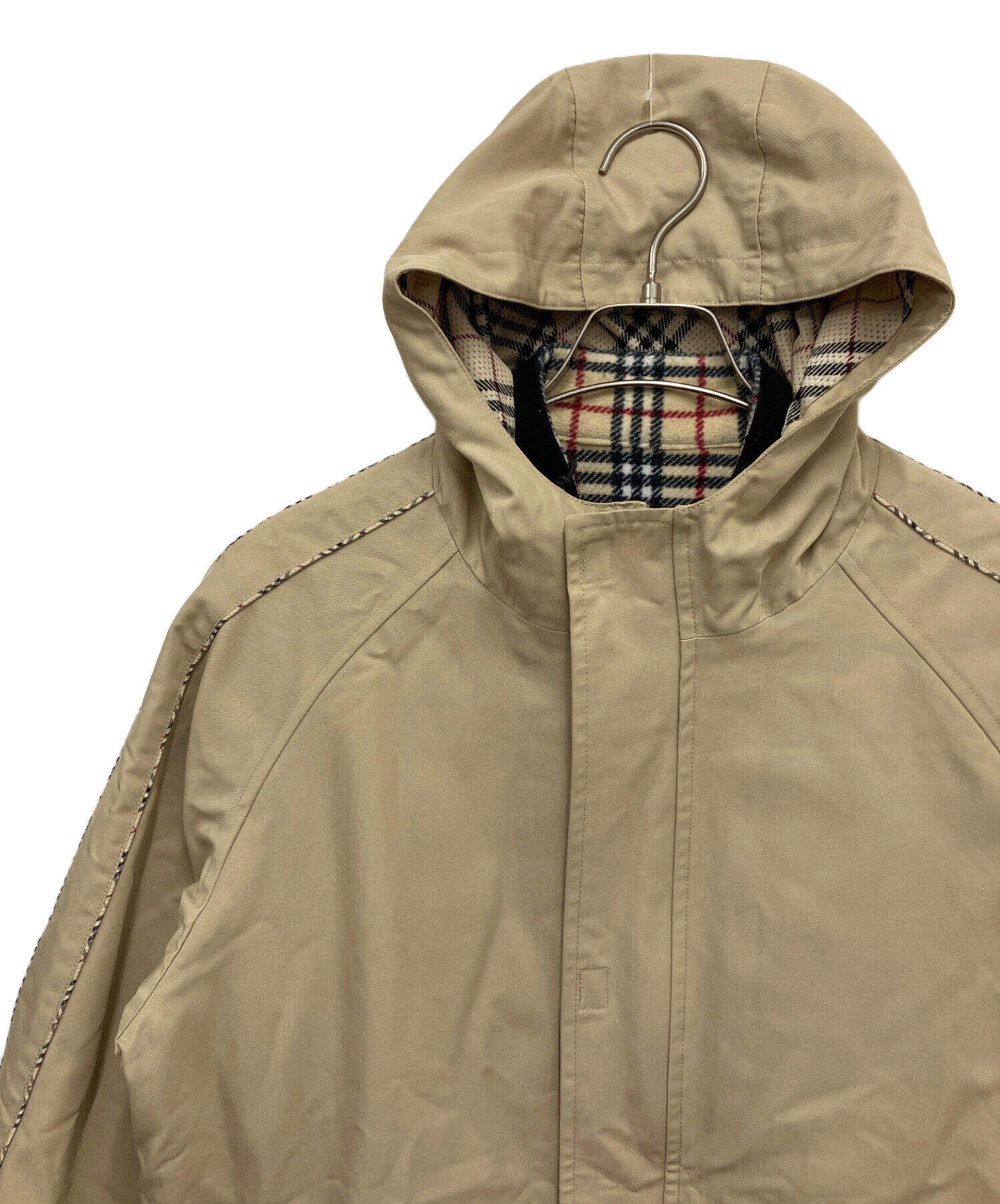BURBERRY LONDON バーバリー　フライトジャケット　n2b ベージュ 中古・古着通販】BURBERRY LONDON (バーバリーロンドン) フーデッド