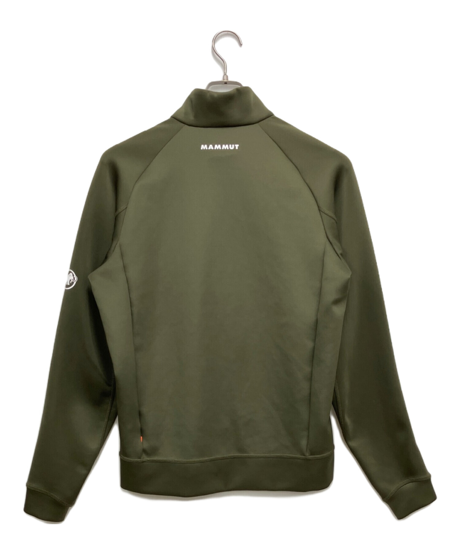 【値下げ】MAMMUT フード付きジャケット Lサイズ オリーブ 中古・古着通販】MAMMUT (マムート) ジップアップジャケット オリーブ