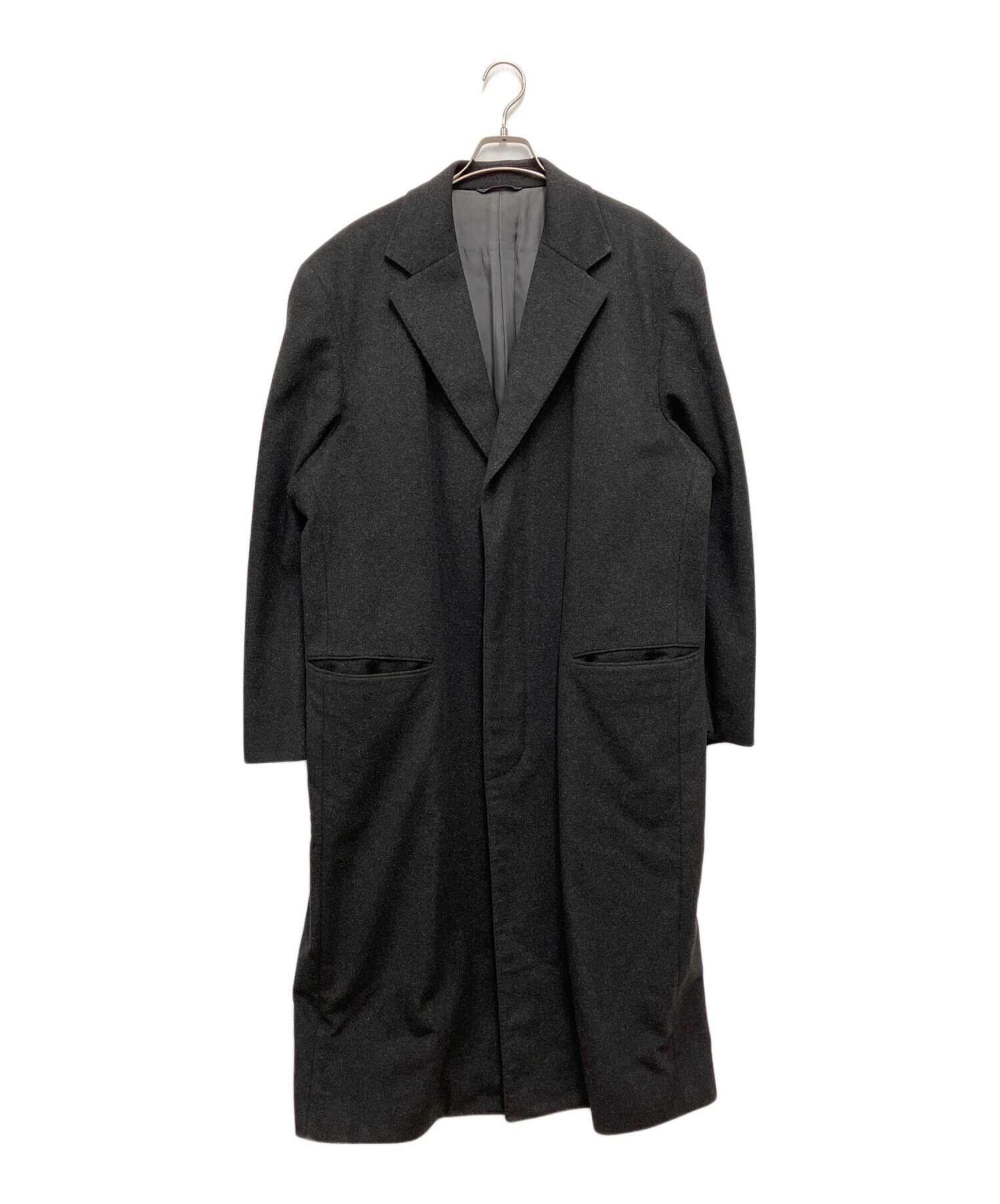 中古・古着通販】BELLUMORE (ベルモーレ) カシミヤコート ブラック