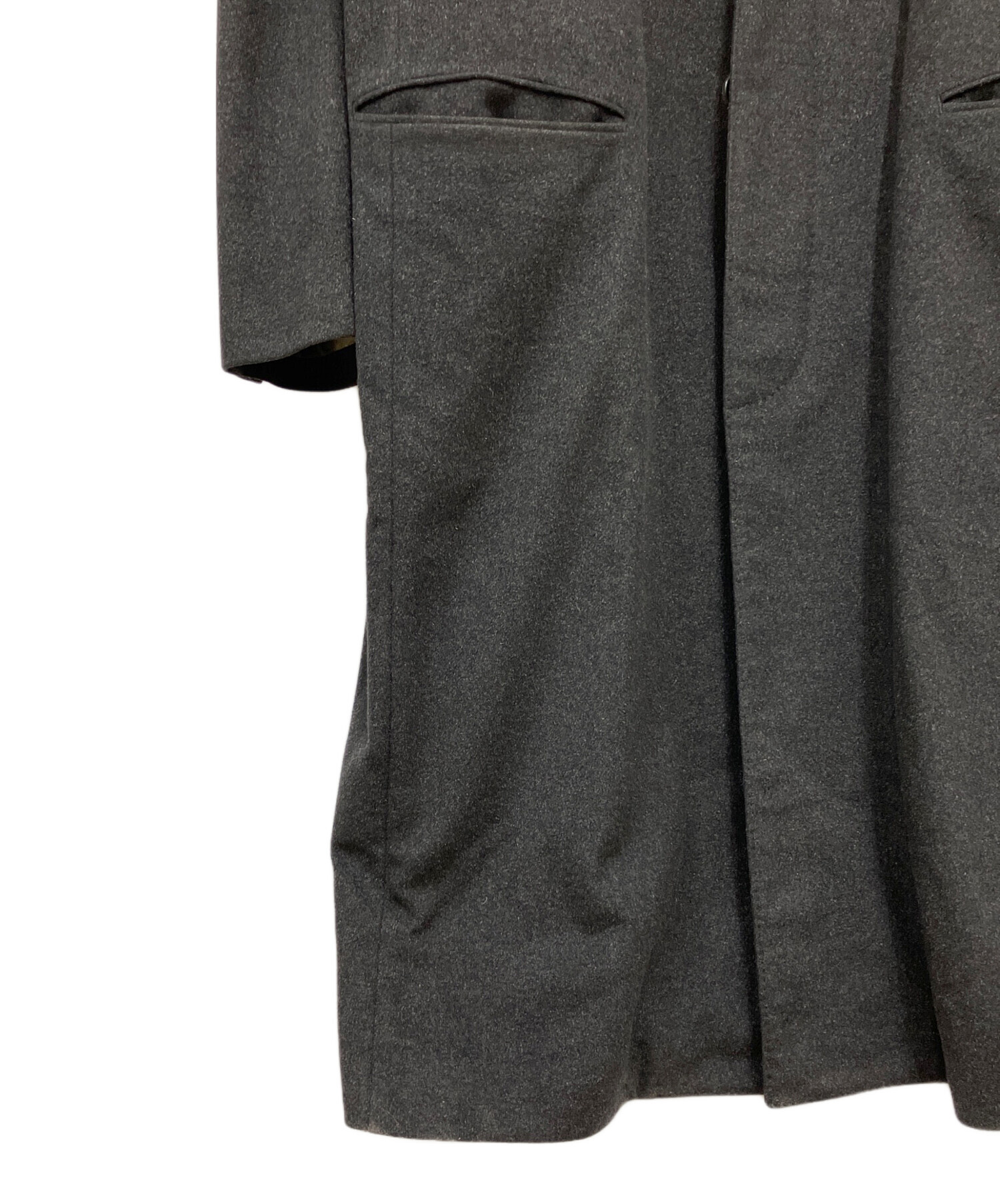中古・古着通販】BELLUMORE (ベルモーレ) カシミヤコート ブラック