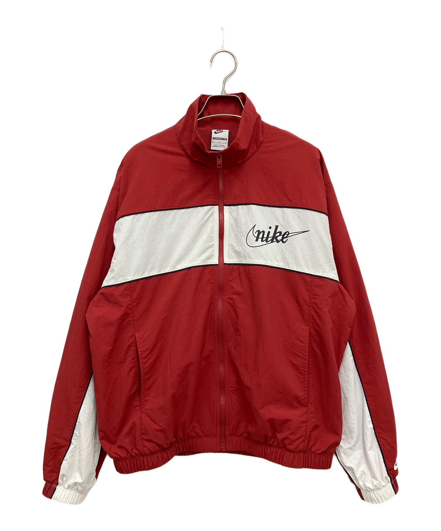 中古・古着通販】NIKE (ナイキ) トラックジャケット レッド×ホワイト
