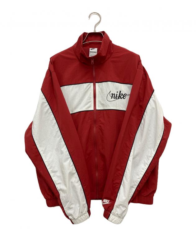中古・古着通販】NIKE (ナイキ) トラックジャケット レッド×ホワイト
