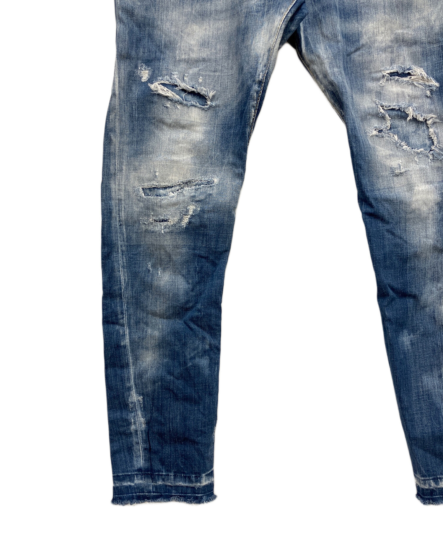 中古・古着通販】DSQUARED2 (ディースクエアード) デニムパンツ ブルー