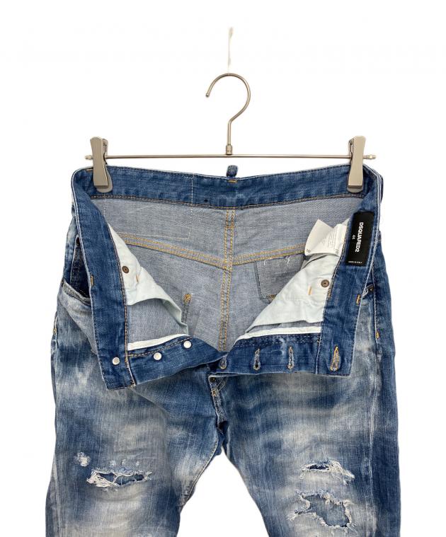 中古・古着通販】DSQUARED2 (ディースクエアード) デニムパンツ ブルー