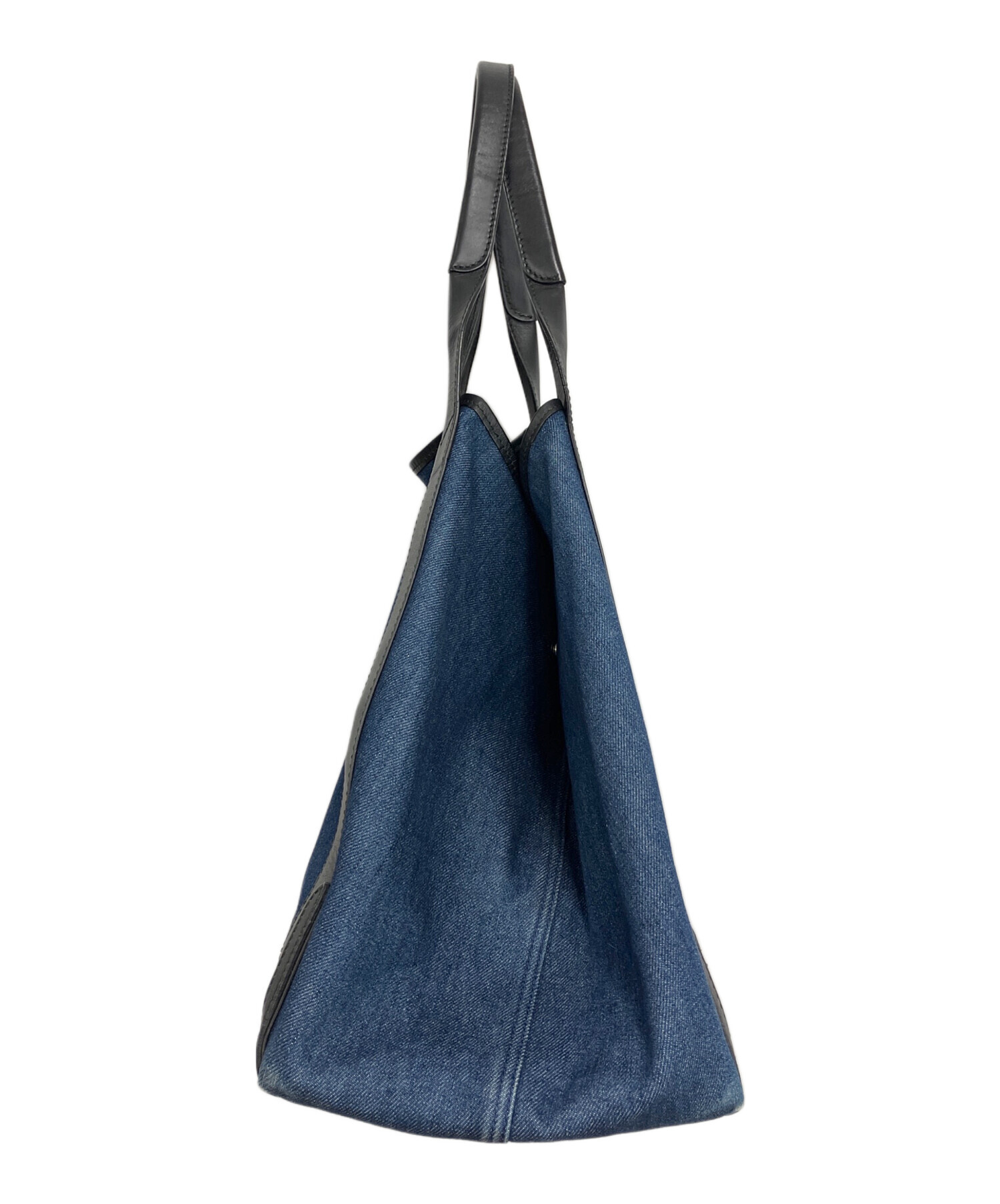 中古・古着通販】BALENCIAGA (バレンシアガ) ネイビーカバス M トート