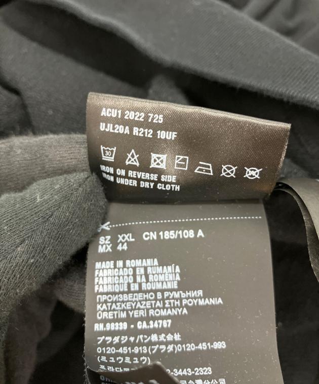 中古・古着通販】PRADA (プラダ) トライアングルロゴプリント ブラック