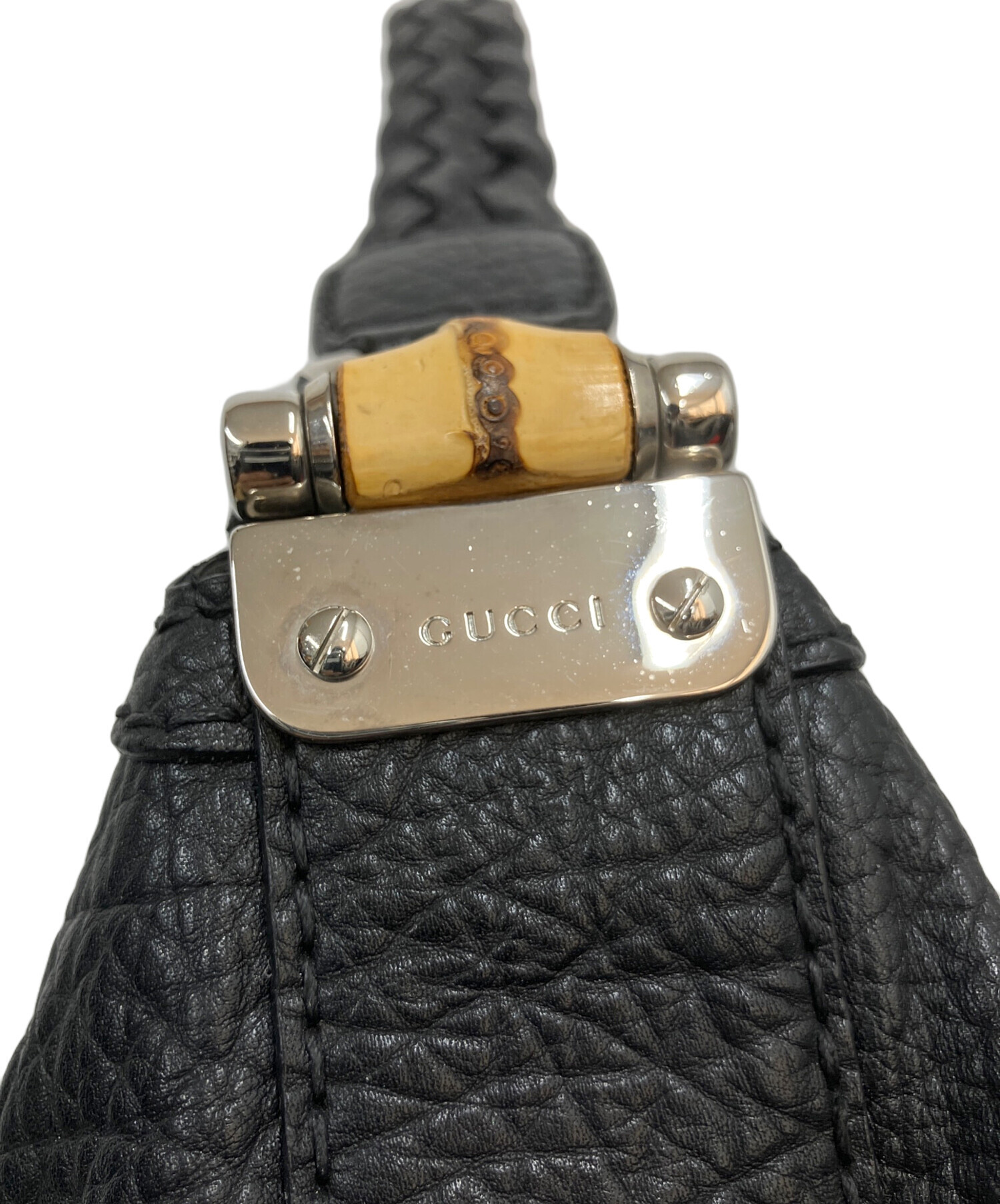 中古・古着通販】GUCCI (グッチ) バンブー ワンショルダーバッグ