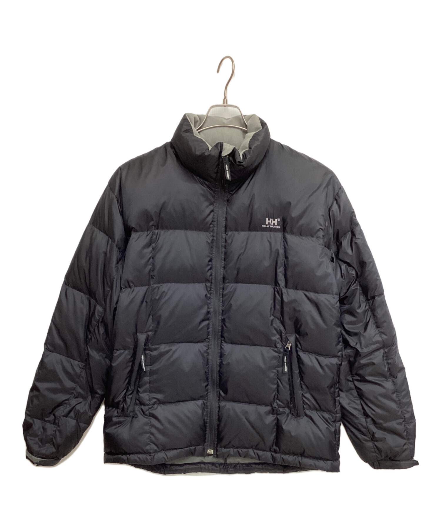Helly Hansen ブラック ダウンジャケット 異素材 切り替えしタグ付き 保証内容 Helly Hansen ブラック ダウンジャケット 異素材 切り替えし