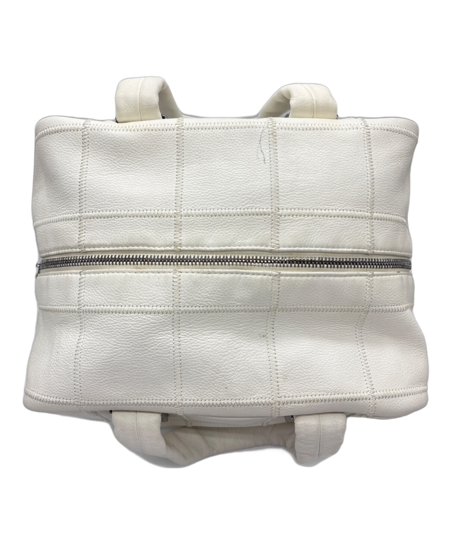 中古・古着通販】CHANEL (シャネル) チョコバー/ハンドバッグ ホワイト