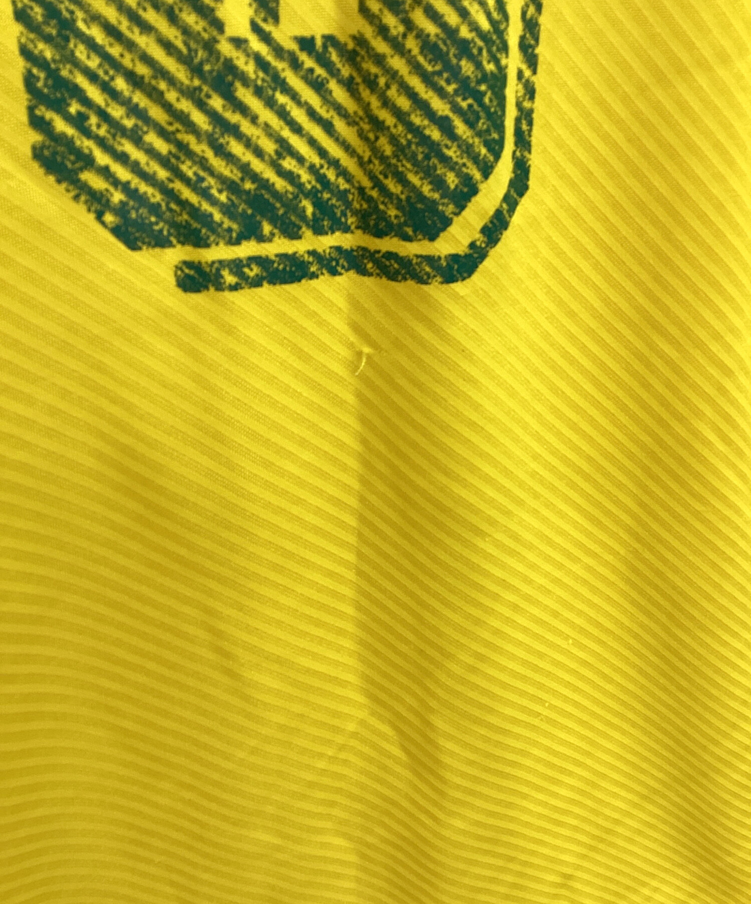 × Y.A.R.N. 古着 メッシュ　Tシャツ　ゲームシャツ　イエロー　L UMBRO ★8SM2 UMBRO(ヤーン x Y.A.R.N. Collection 23SS アンブロ) × ウェア