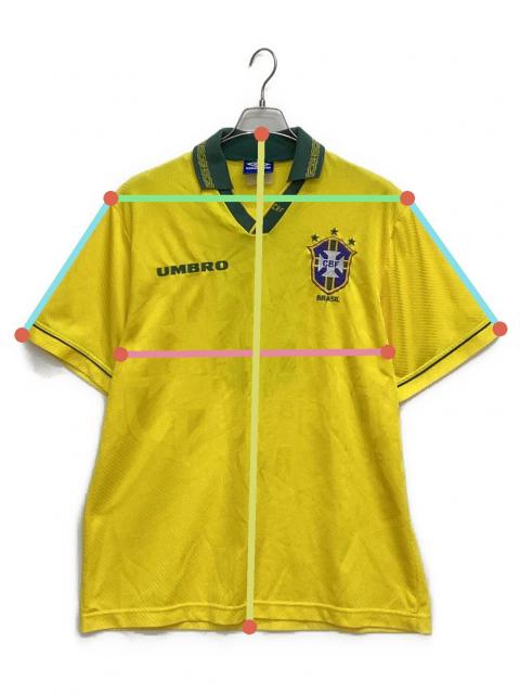 中古・古着通販】UMBRO (アンブロ) ゲームシャツ イエロー サイズ:L