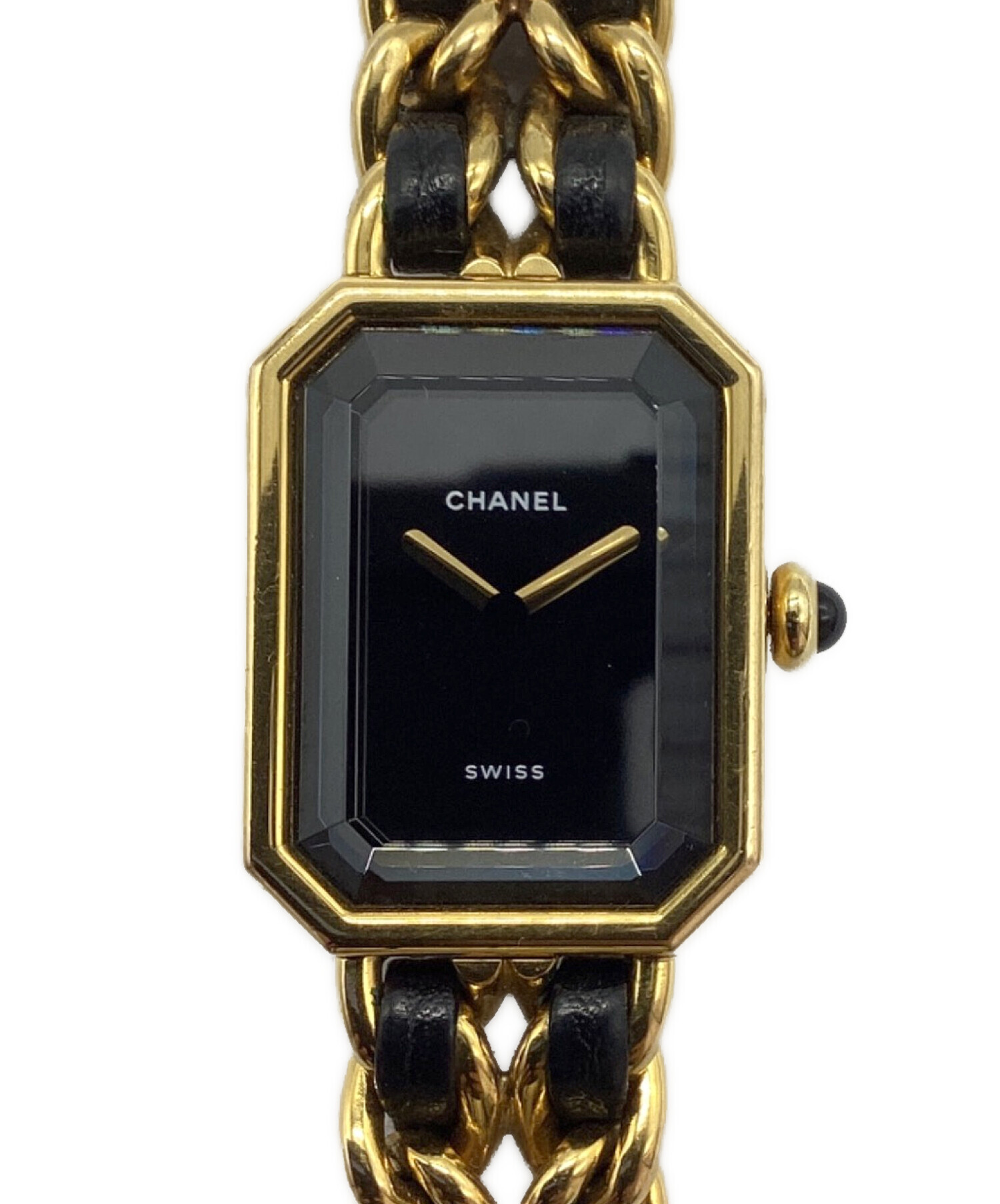 中古・古着通販】CHANEL (シャネル) プルミエールL ブラック×ゴールド