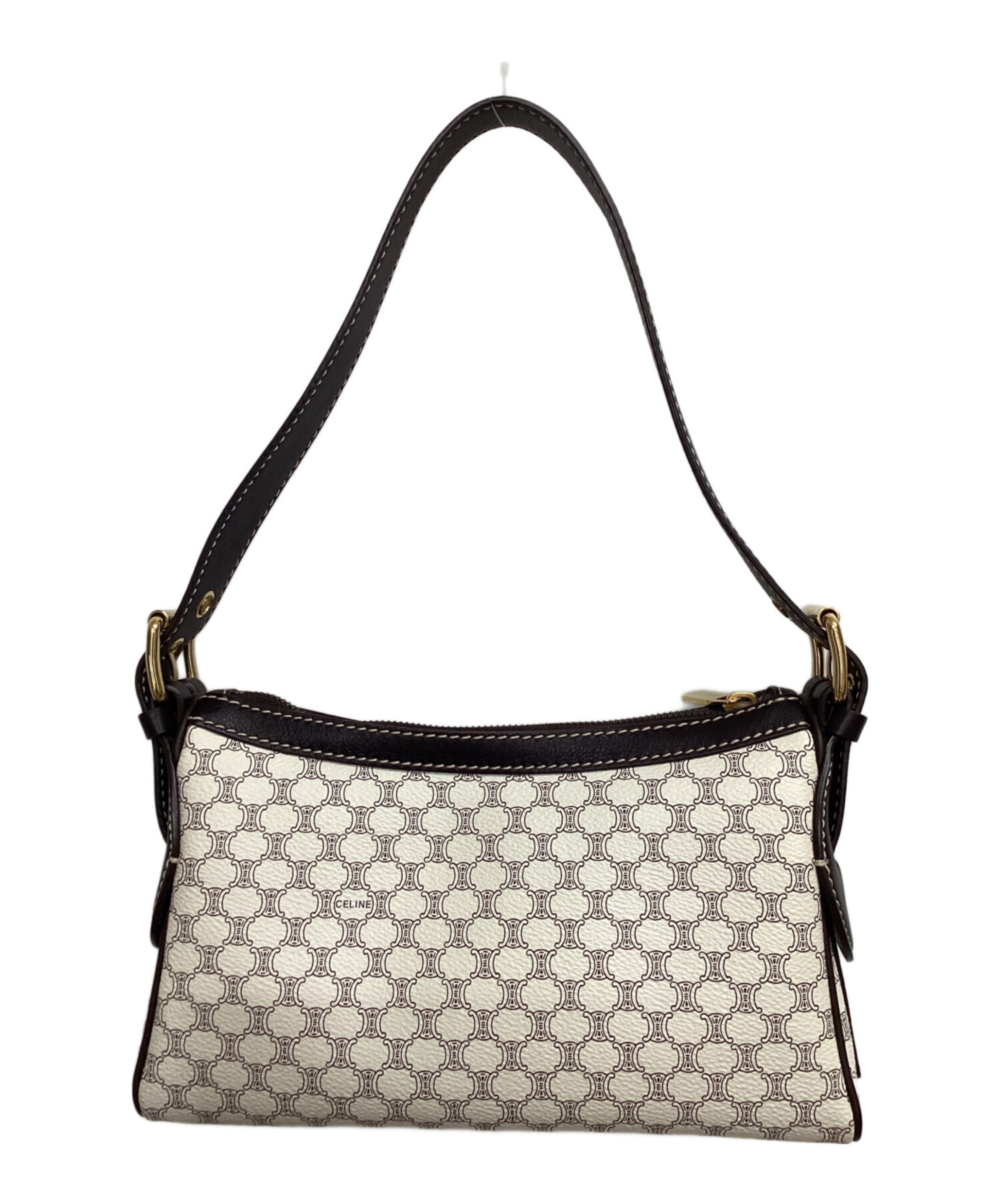 中古・古着通販】CELINE (セリーヌ) ワンショルダーバッグ ベージュ 