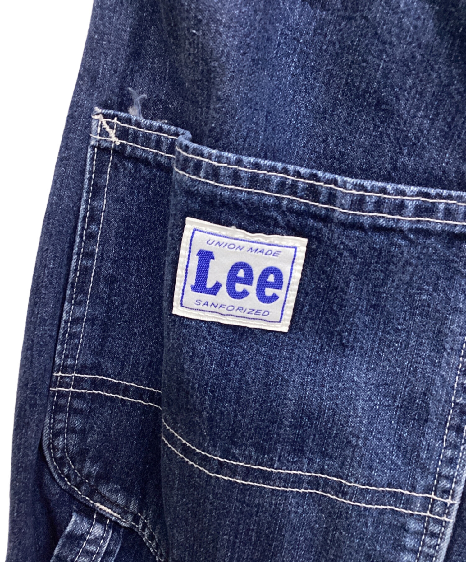 中古・古着通販】LEE (リー) ワイドペインターデニムパンツ ネイビー
