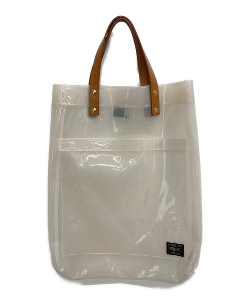 PORTER × B印 ヨシダ 別注 GROCERY トートバッグS ベージュ PORTER（ポーター）の「PORTER×B印 YOSHIDA / 別注 “grocery tote