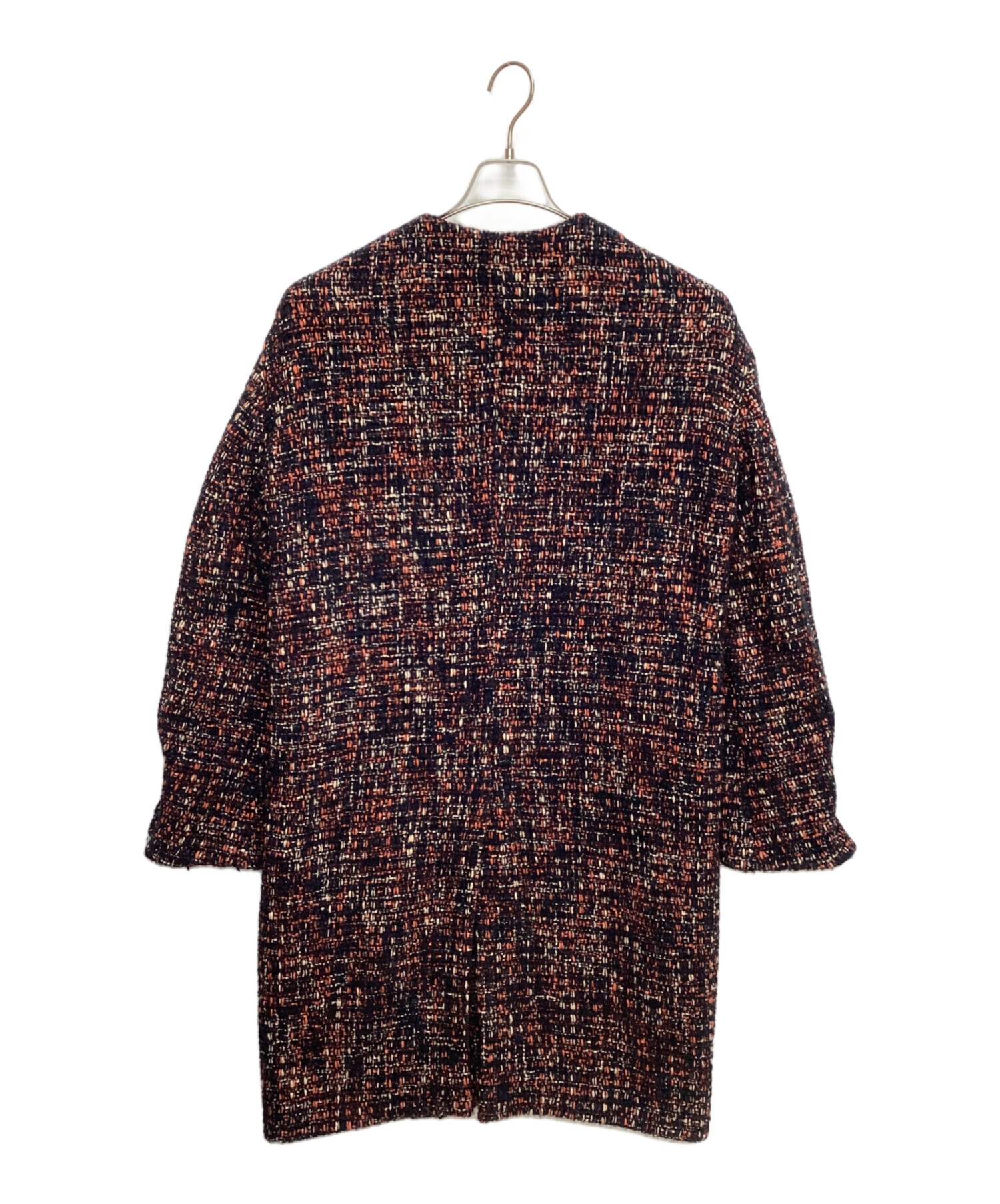 中古・古着通販】Y's (ワイズ) コート ネイビー×オレンジ サイズ:2