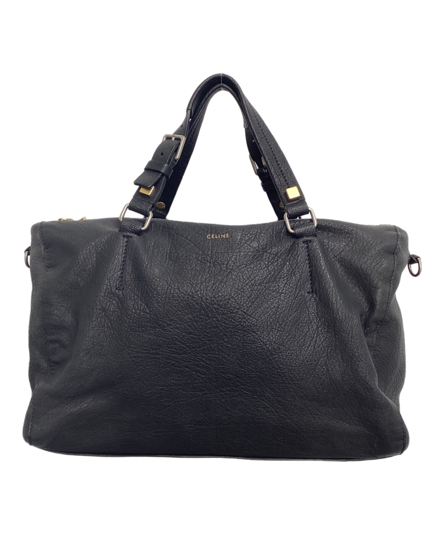 セリーヌ2wayボストンバッグ CELINE (セリーヌ) 2WAY キュイル スモール ボストンバッグ レディース