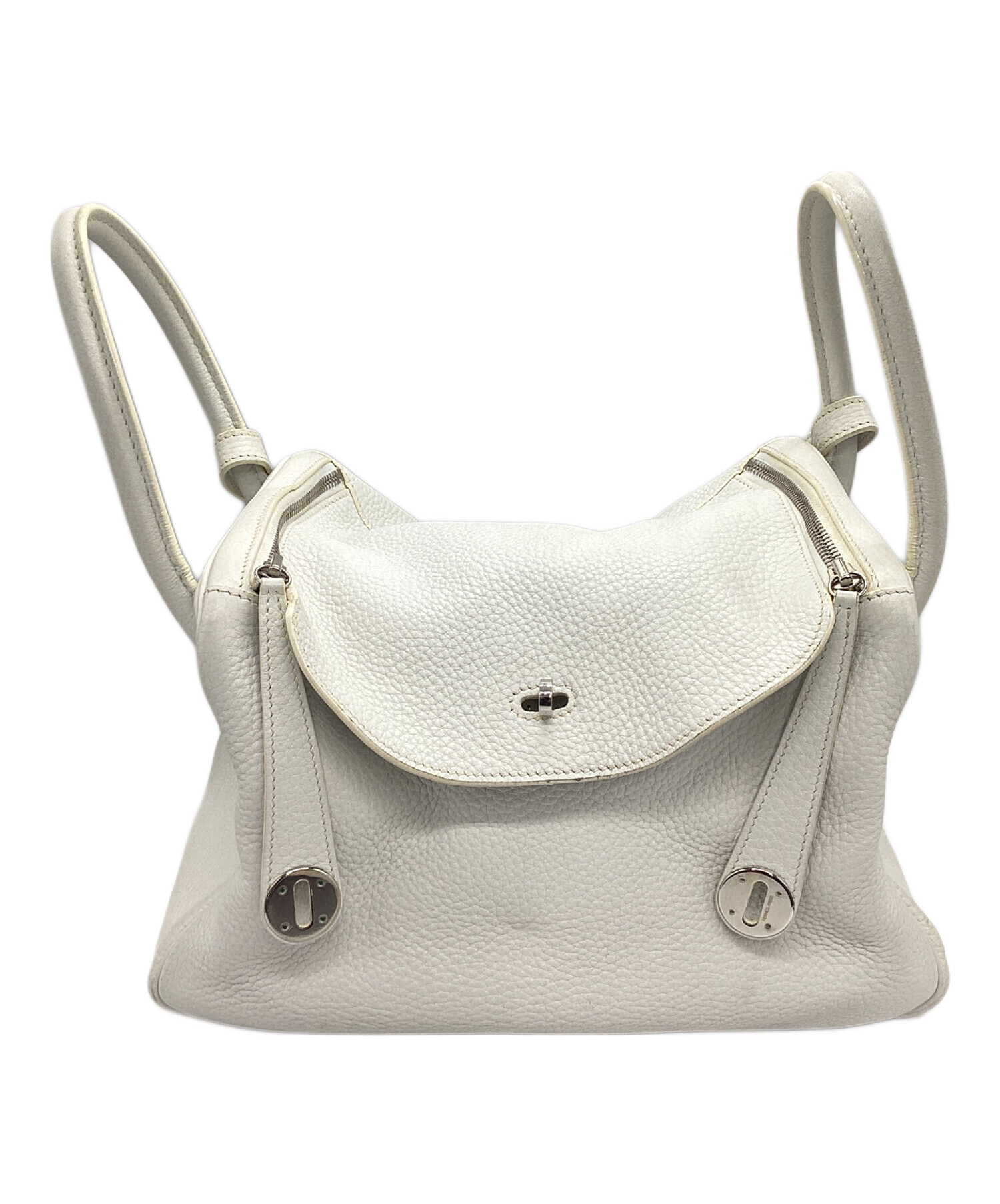 中古・古着通販】HERMES (エルメス) 2WAYバッグ ホワイト｜ブランド 