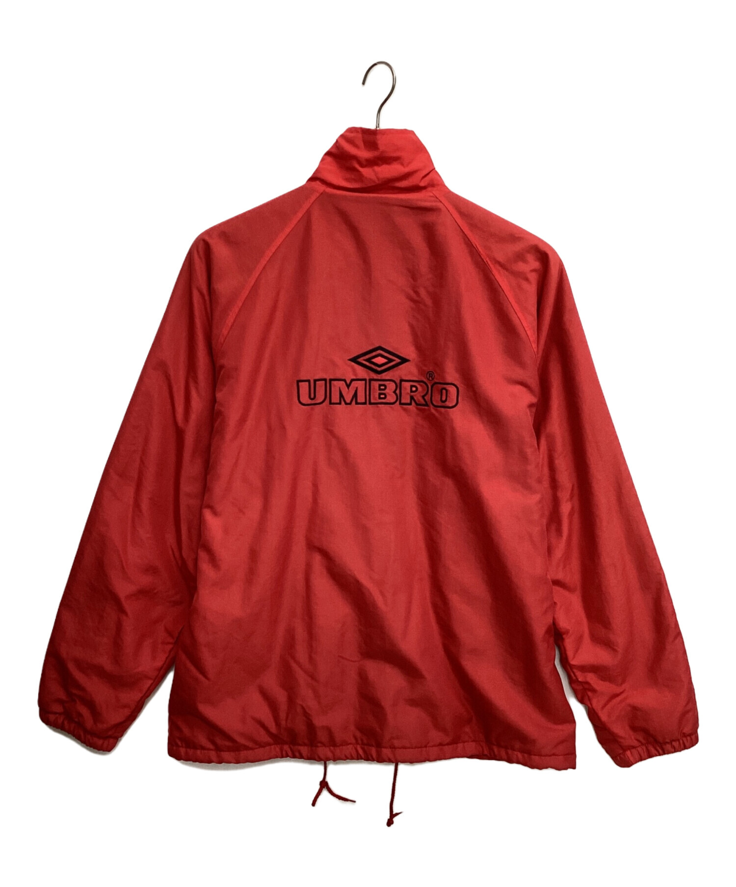 【匿名配送】アンブロ　ハーフコート　裏ボア　ジャケット　赤　黒　UMBRO 中古・古着通販】UMBRO (アンブロ) フリースジャケット レッド サイズ