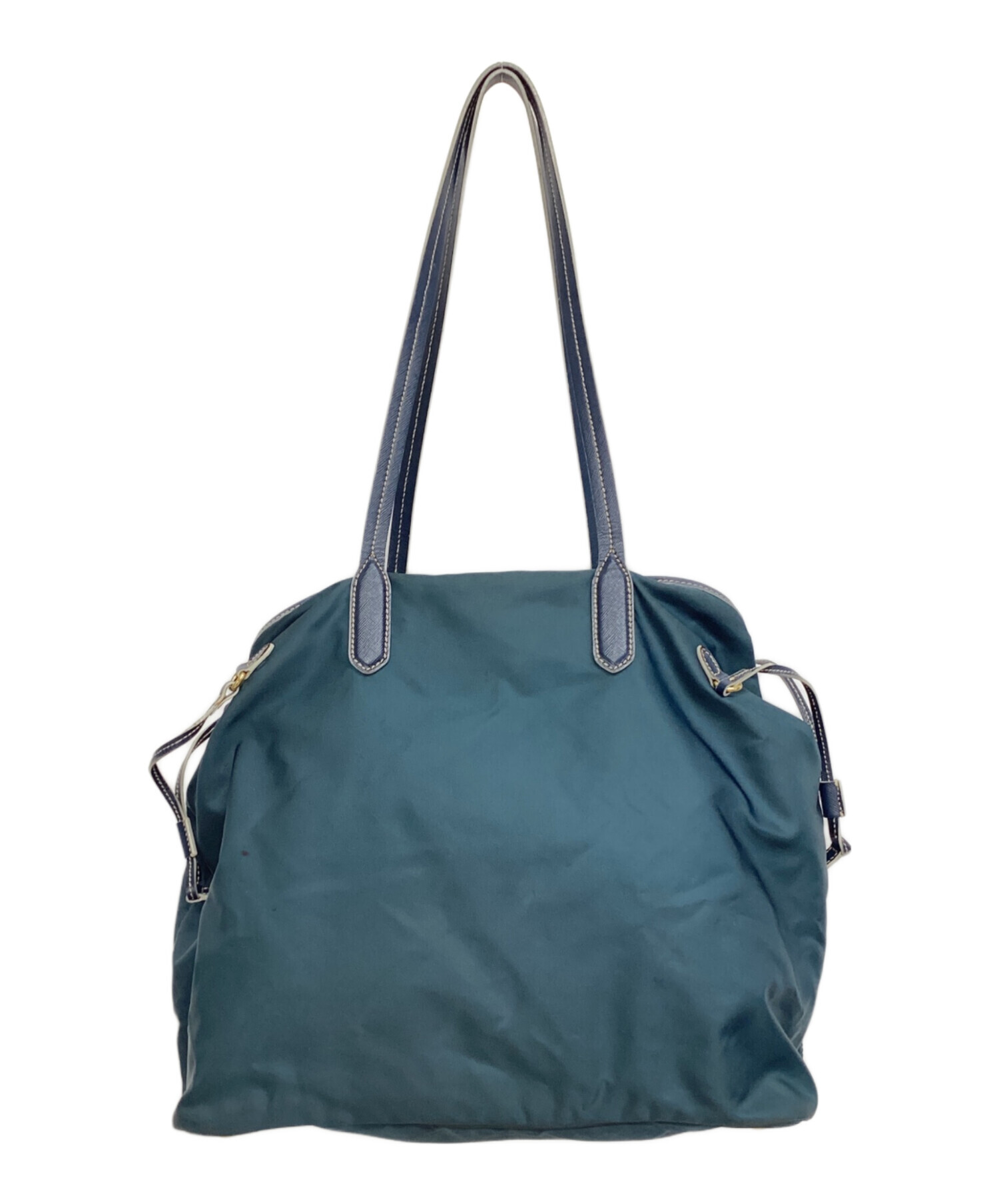 PRADA トートバッグブルー